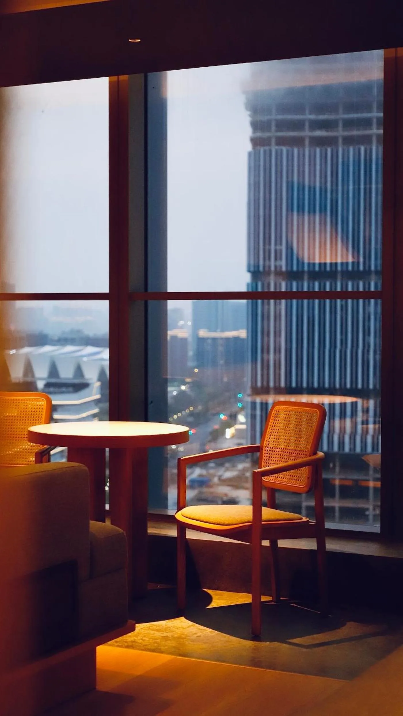 Seating area in Artyzen NEW BUND 31 Shanghai Qiantan
