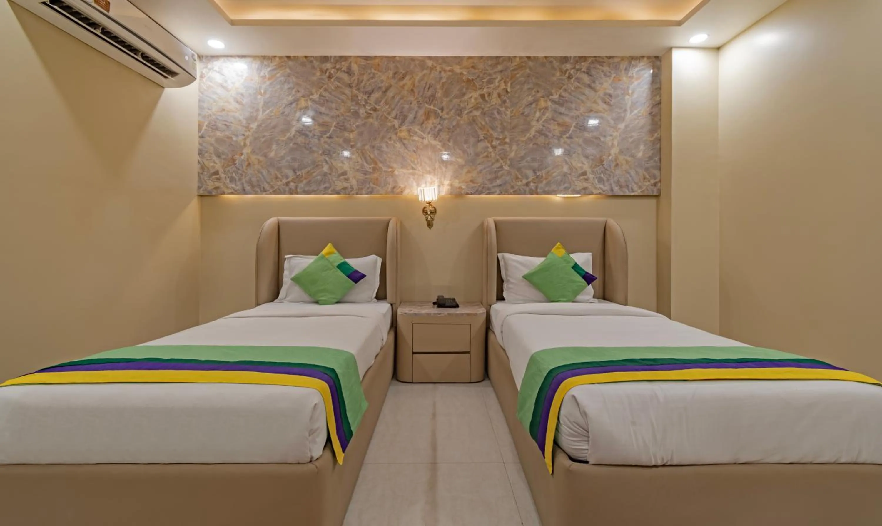 Bed in Treebo Trend Mr J - Sec 51