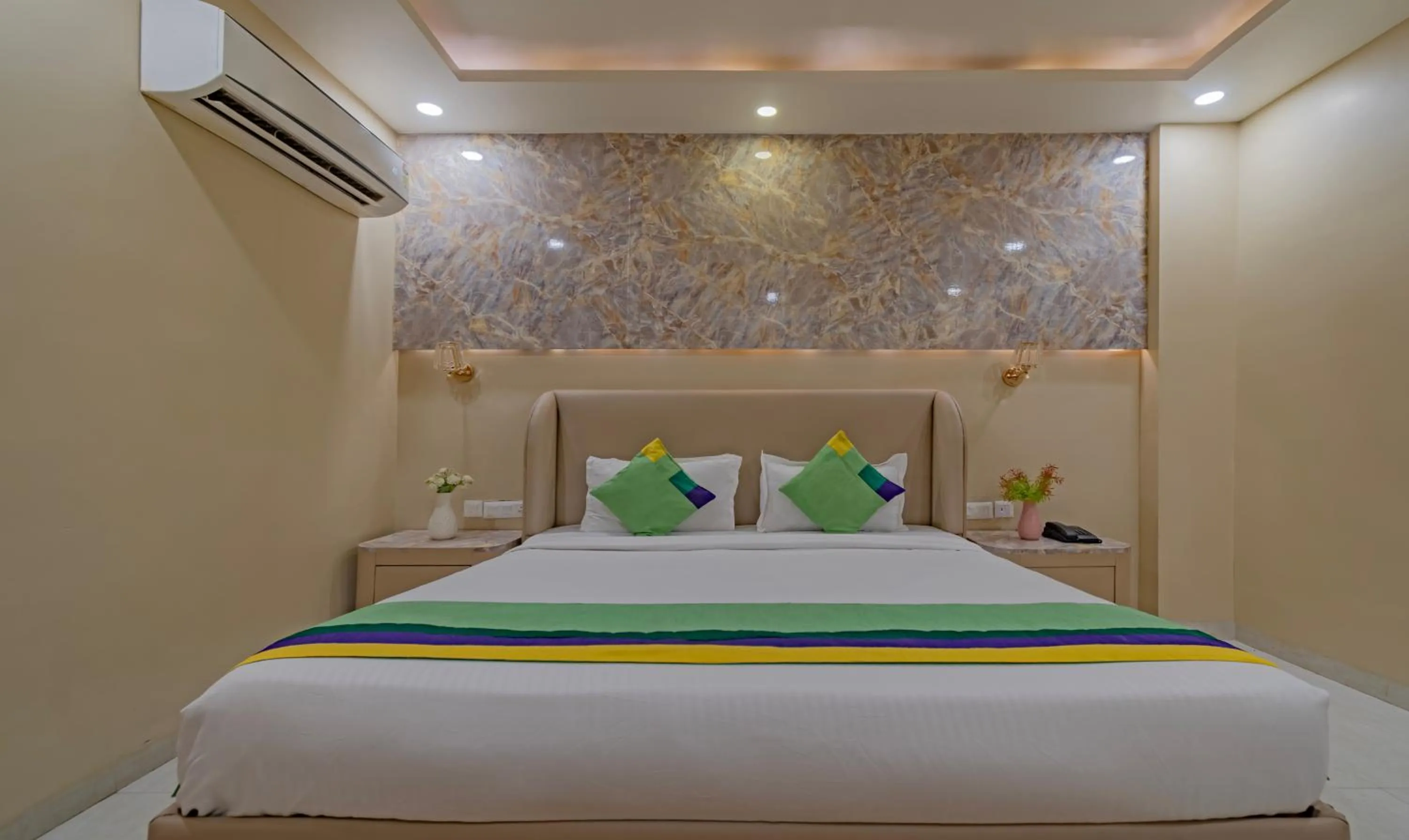 Bed in Treebo Trend Mr J - Sec 51