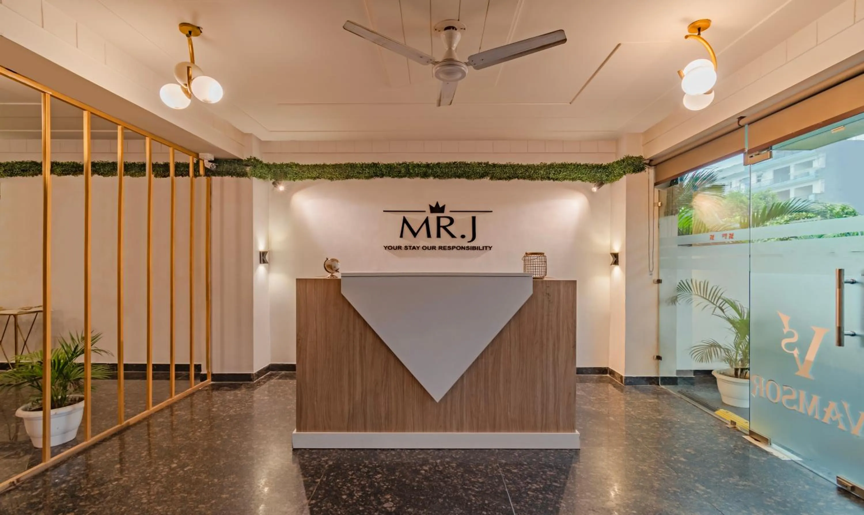 Lobby or reception, Lobby/Reception in Treebo Trend Mr J - Sec 51