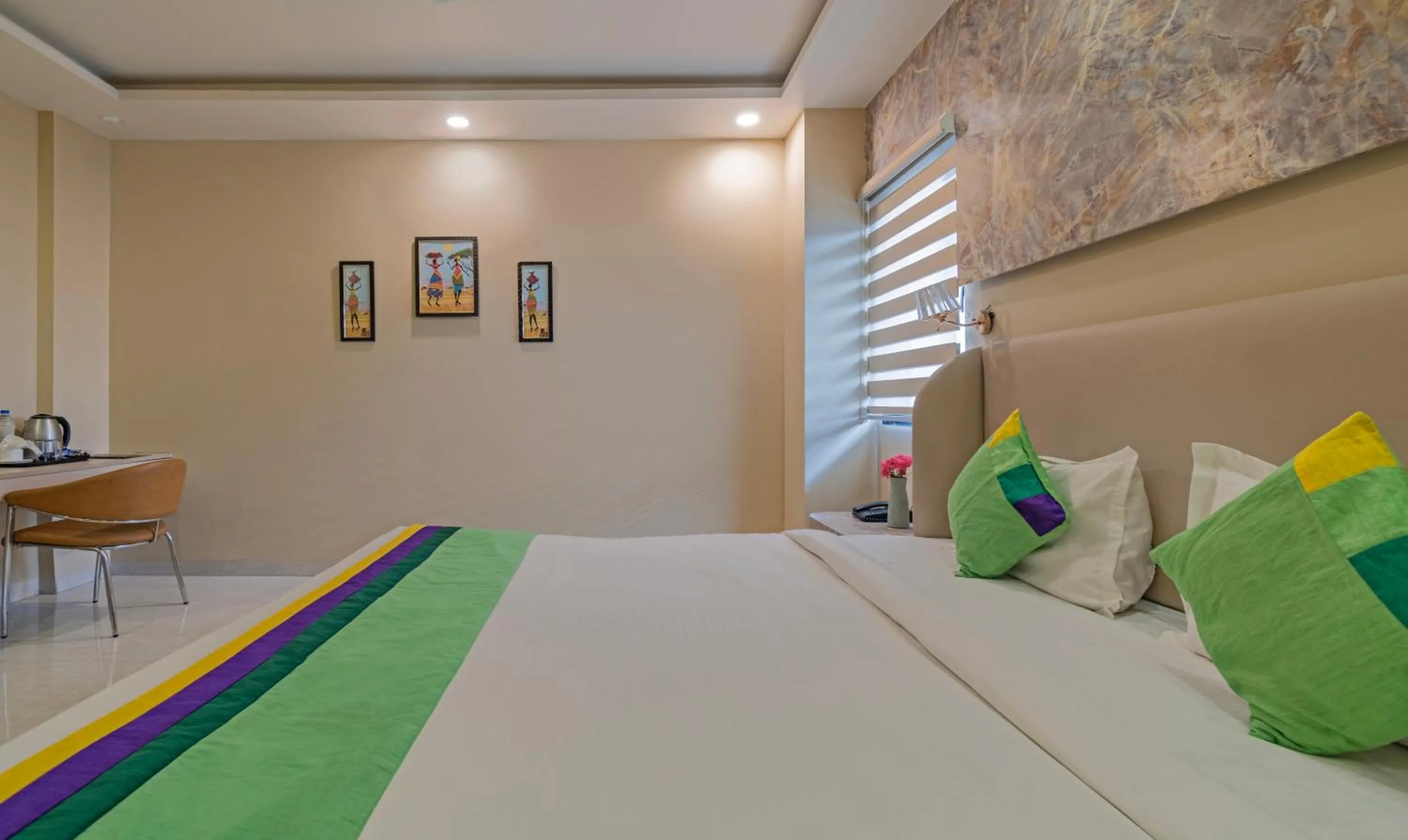 Bed in Treebo Trend Mr J - Sec 51