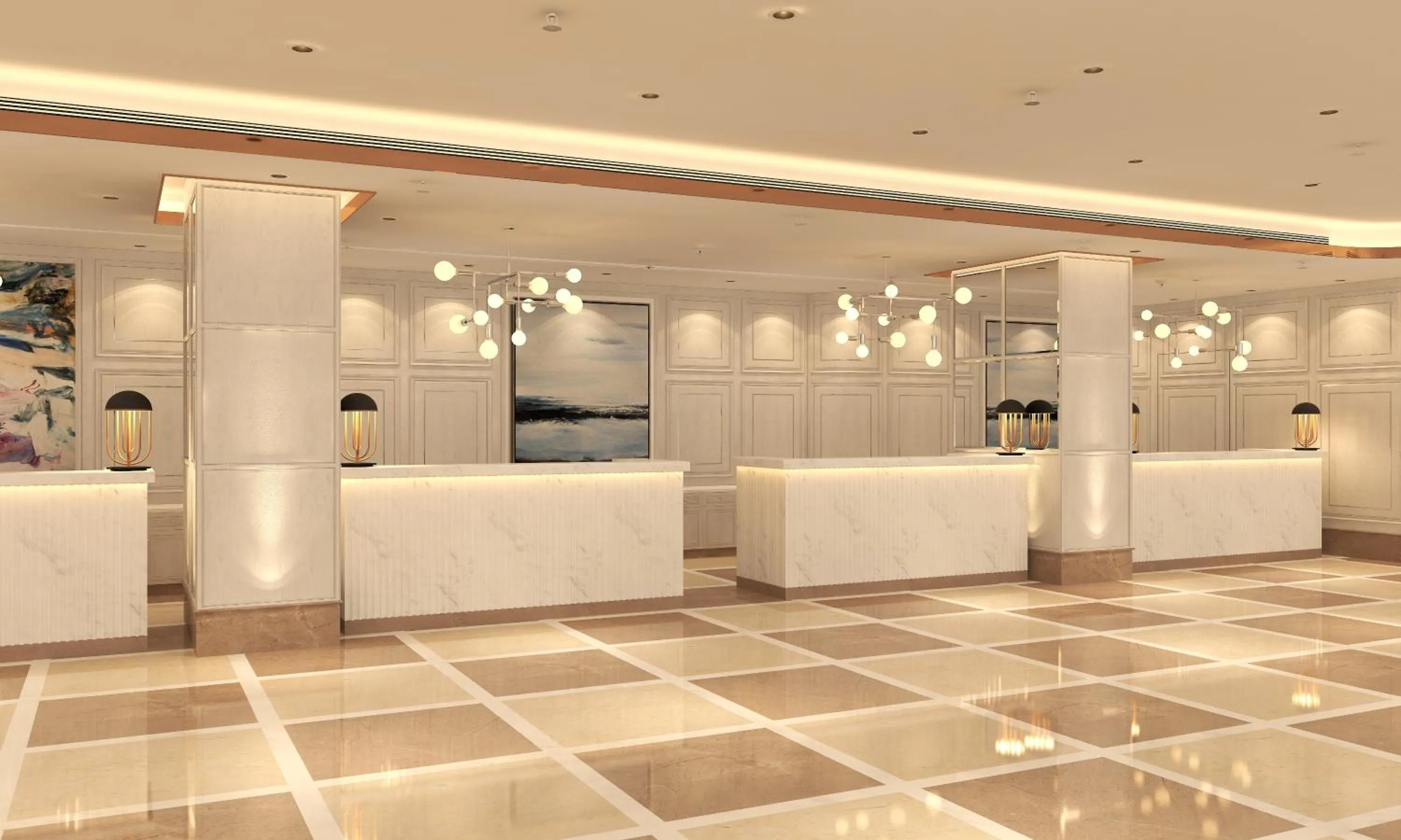 Lobby or reception in Aurika, Mumbai International Airport - Luxury by Lemon Tree Hotels