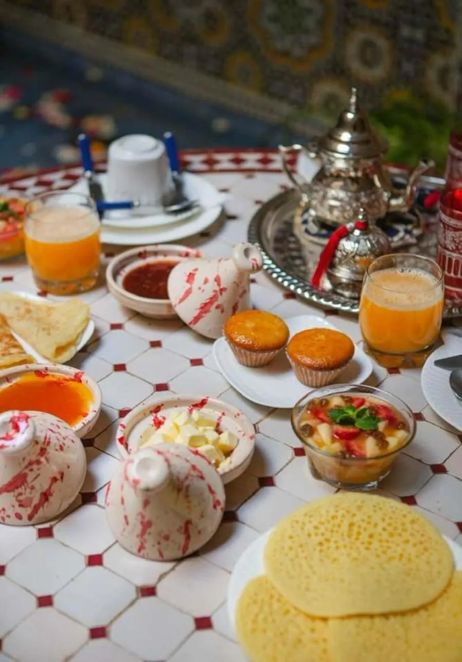 Breakfast in La lune de Marrakech Riad