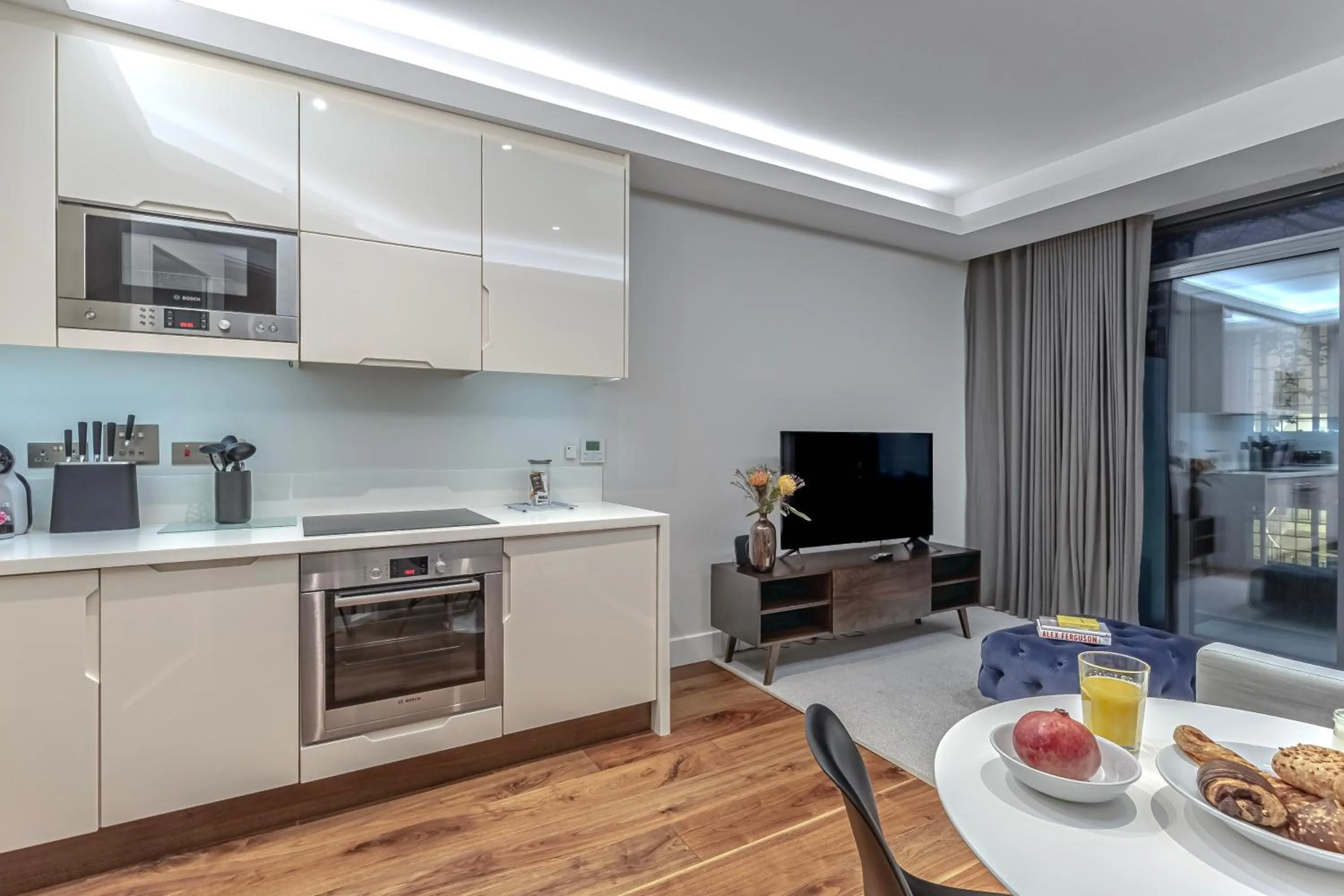 Kitchen or kitchenette in Grays Inn by Aeria Apartments