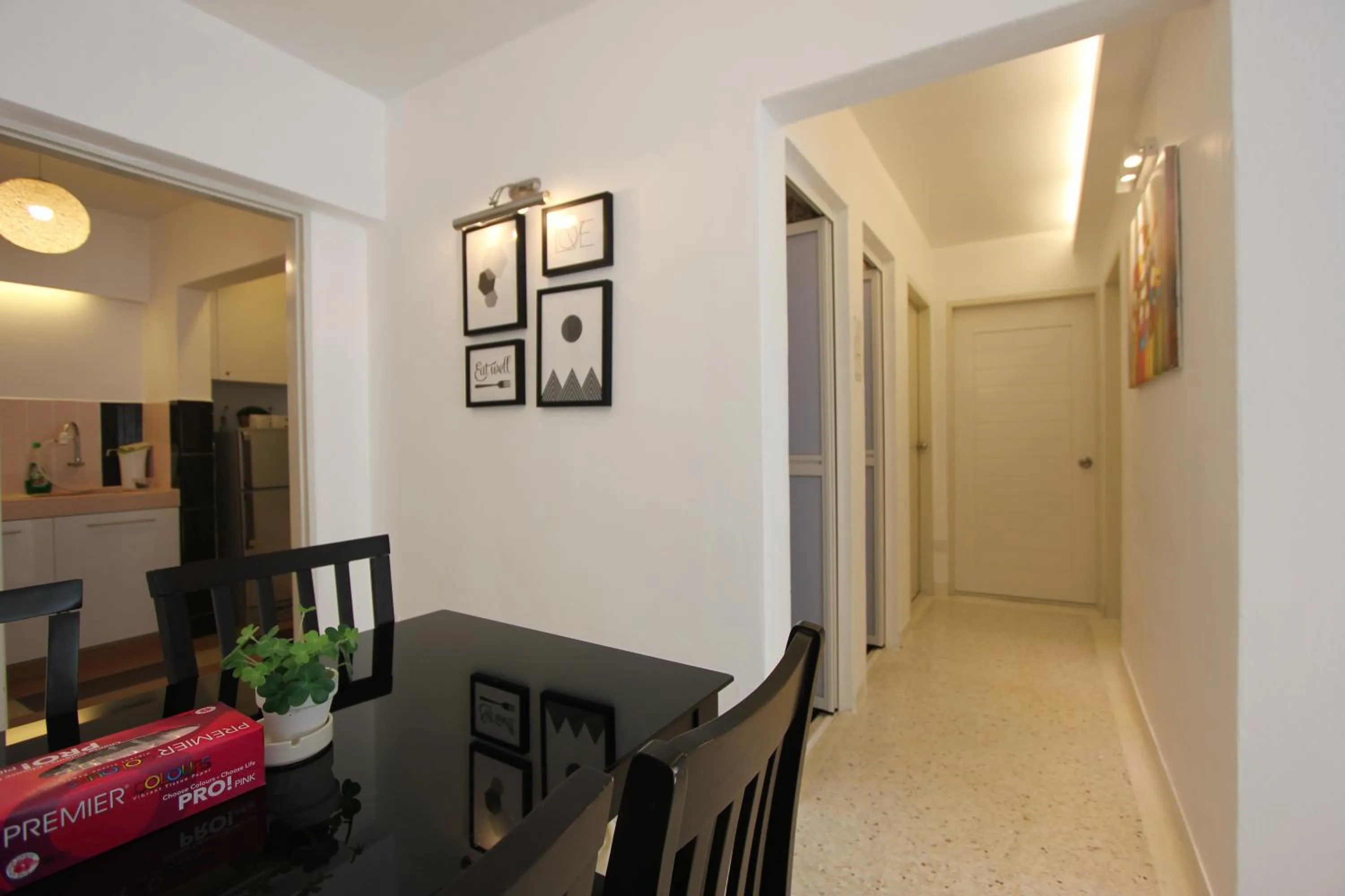 Dining area in Cosy Stay Melaka