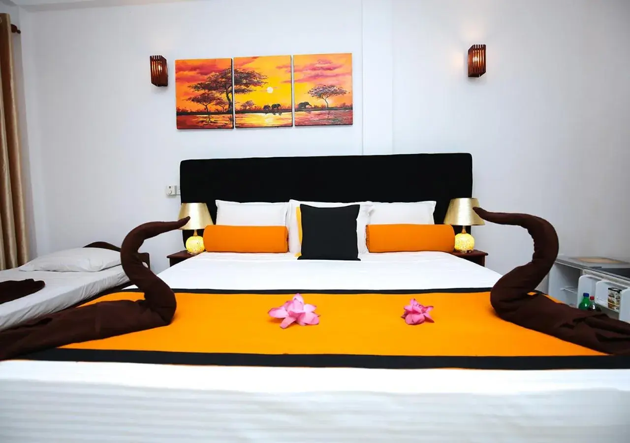 Triple Room with Garden View in Celestial Inn Triple Room with Garden View in Celestial Inn