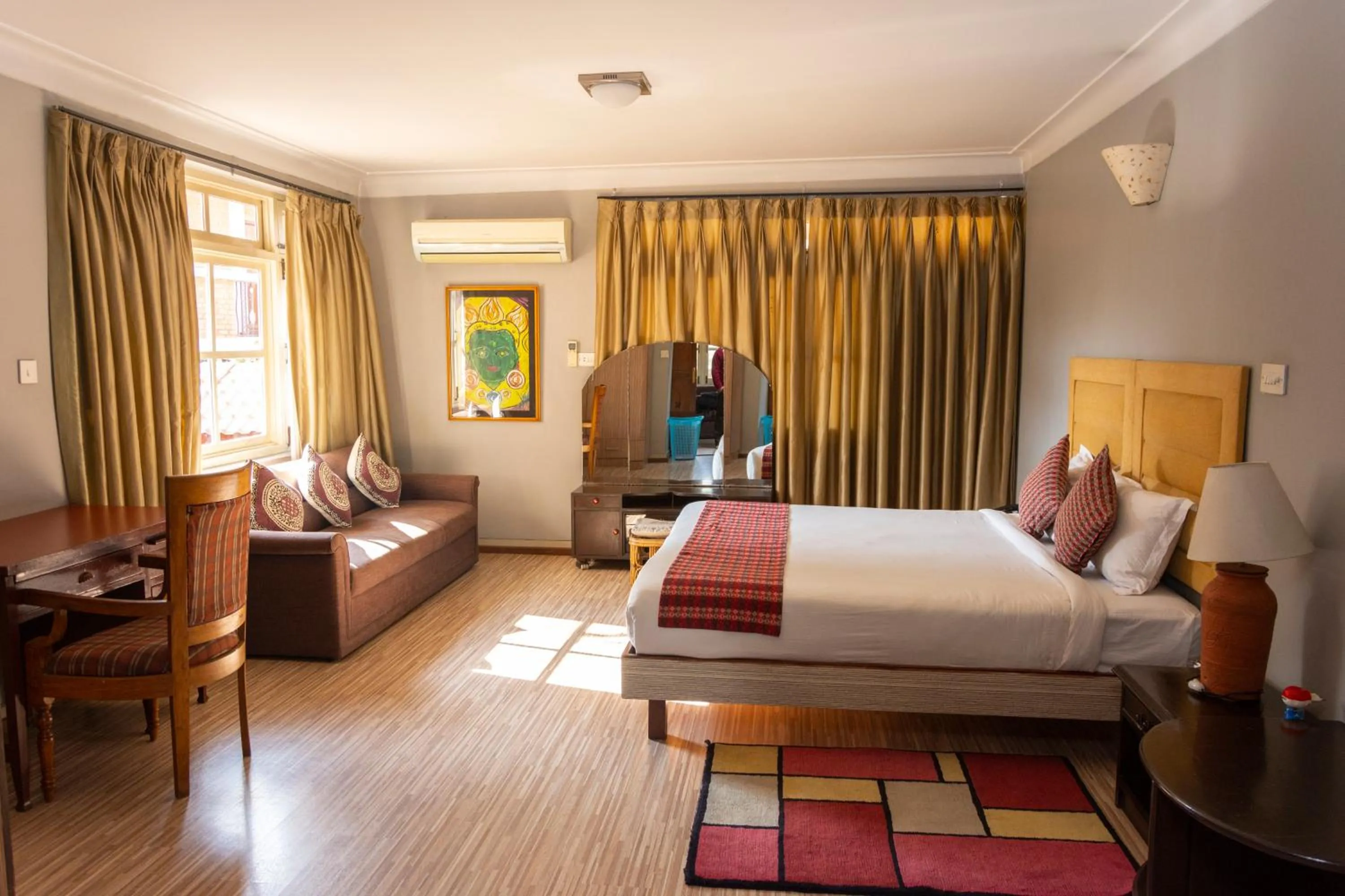 Bedroom, Bed in Shaligram Hotel