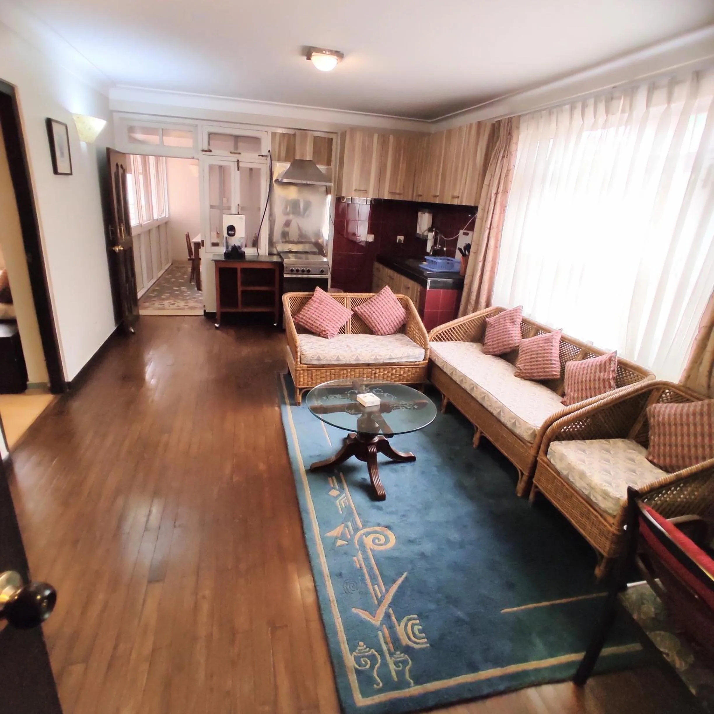 Living room in Shaligram Hotel