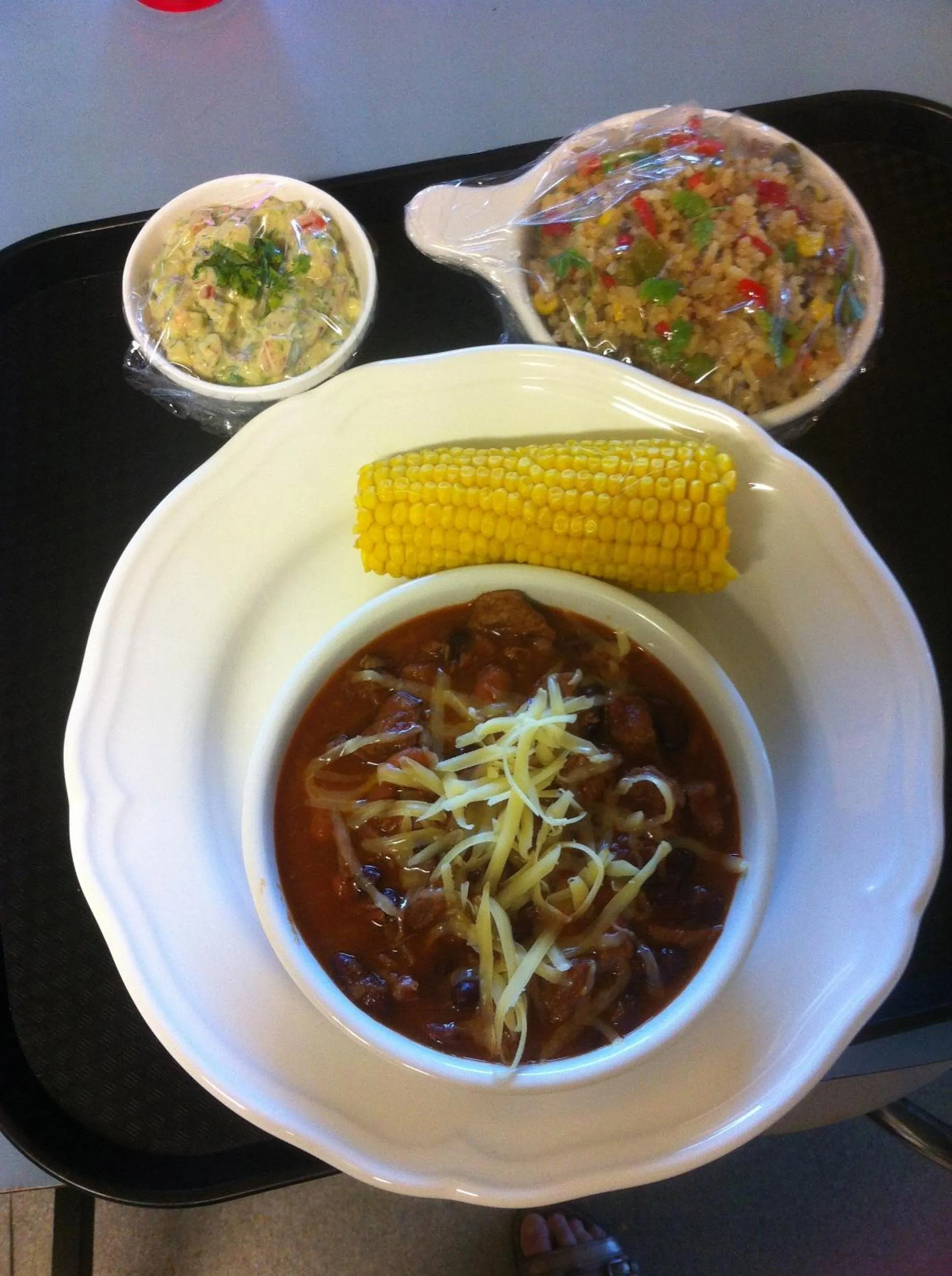 Dinner in Airport Riverview Motel