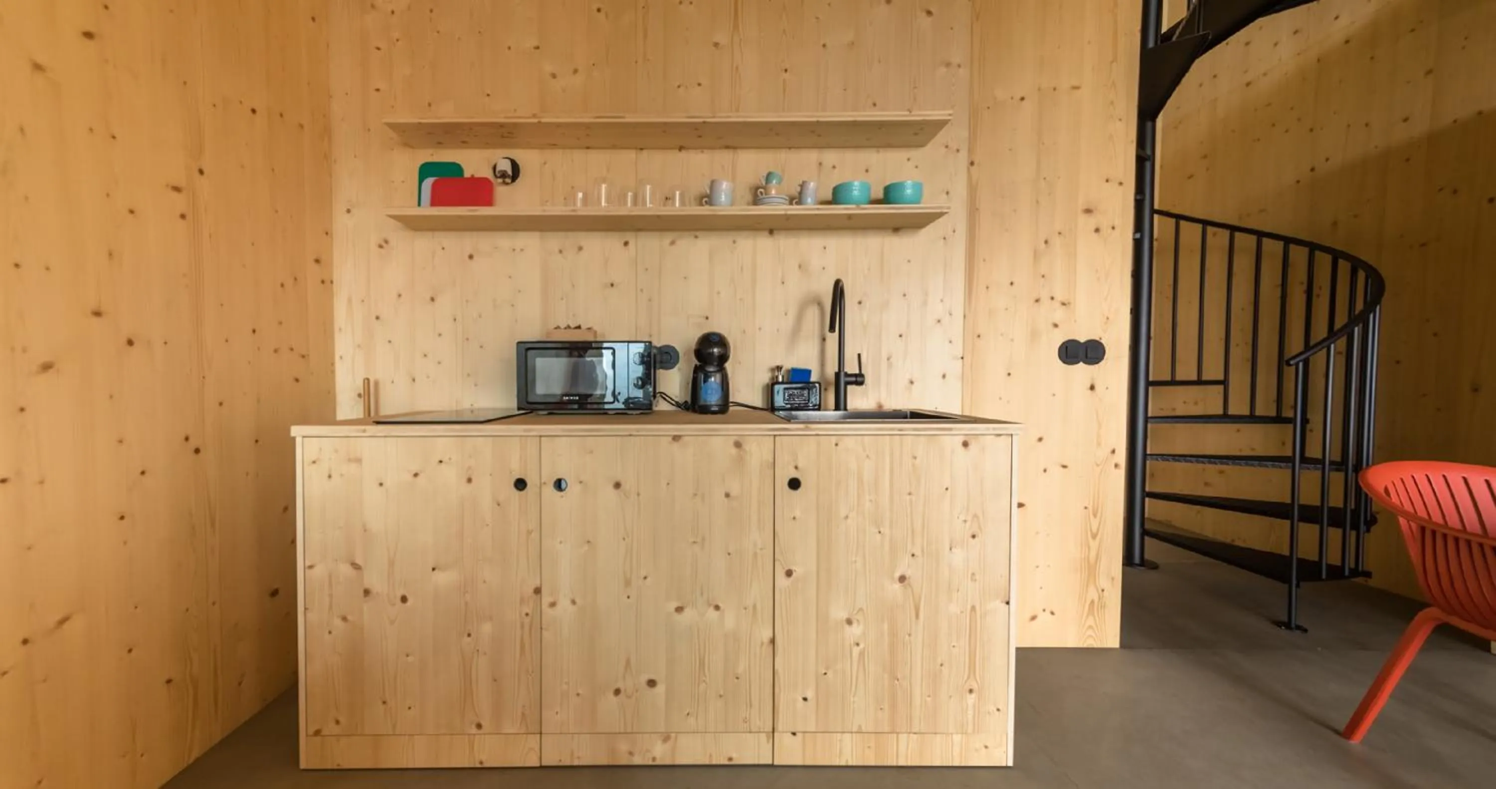 Kitchen or kitchenette in Doniños Nature