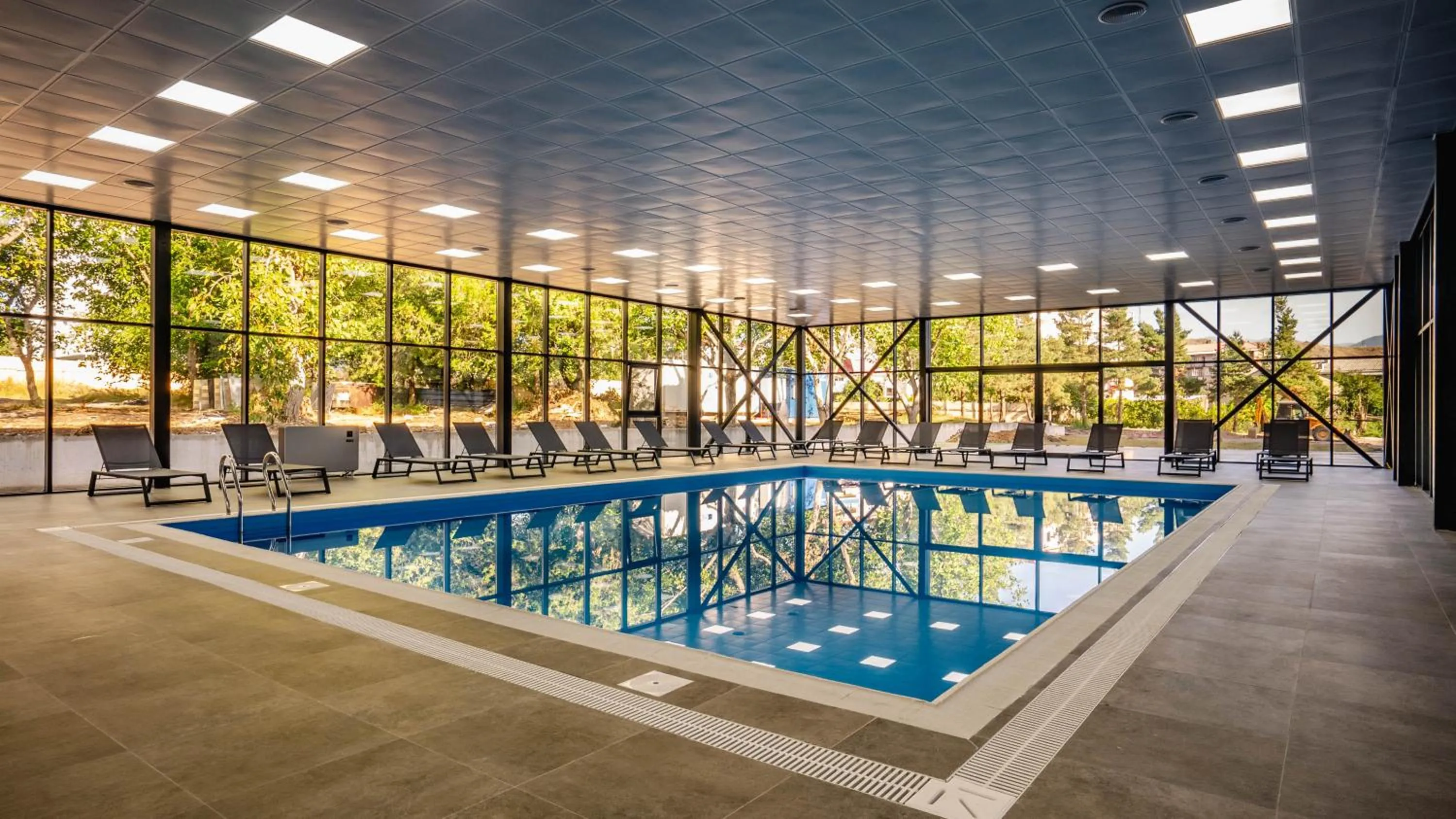 Pool view in Akhaltsikhe Inn