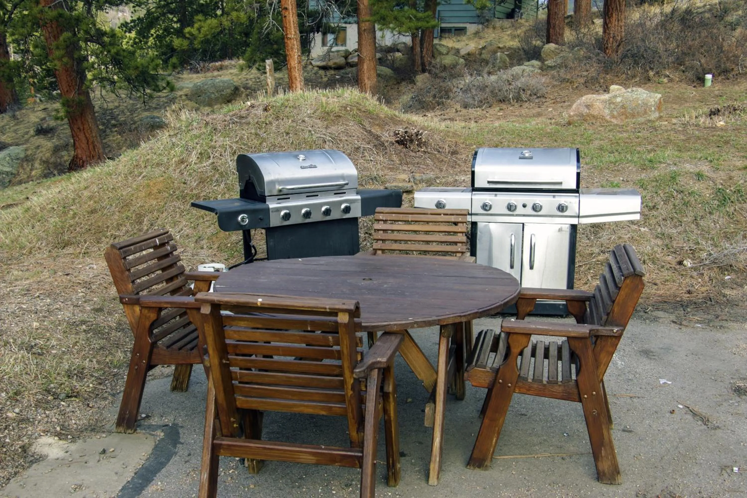 BBQ facilities in Fawn Valley Inn- 102 condo