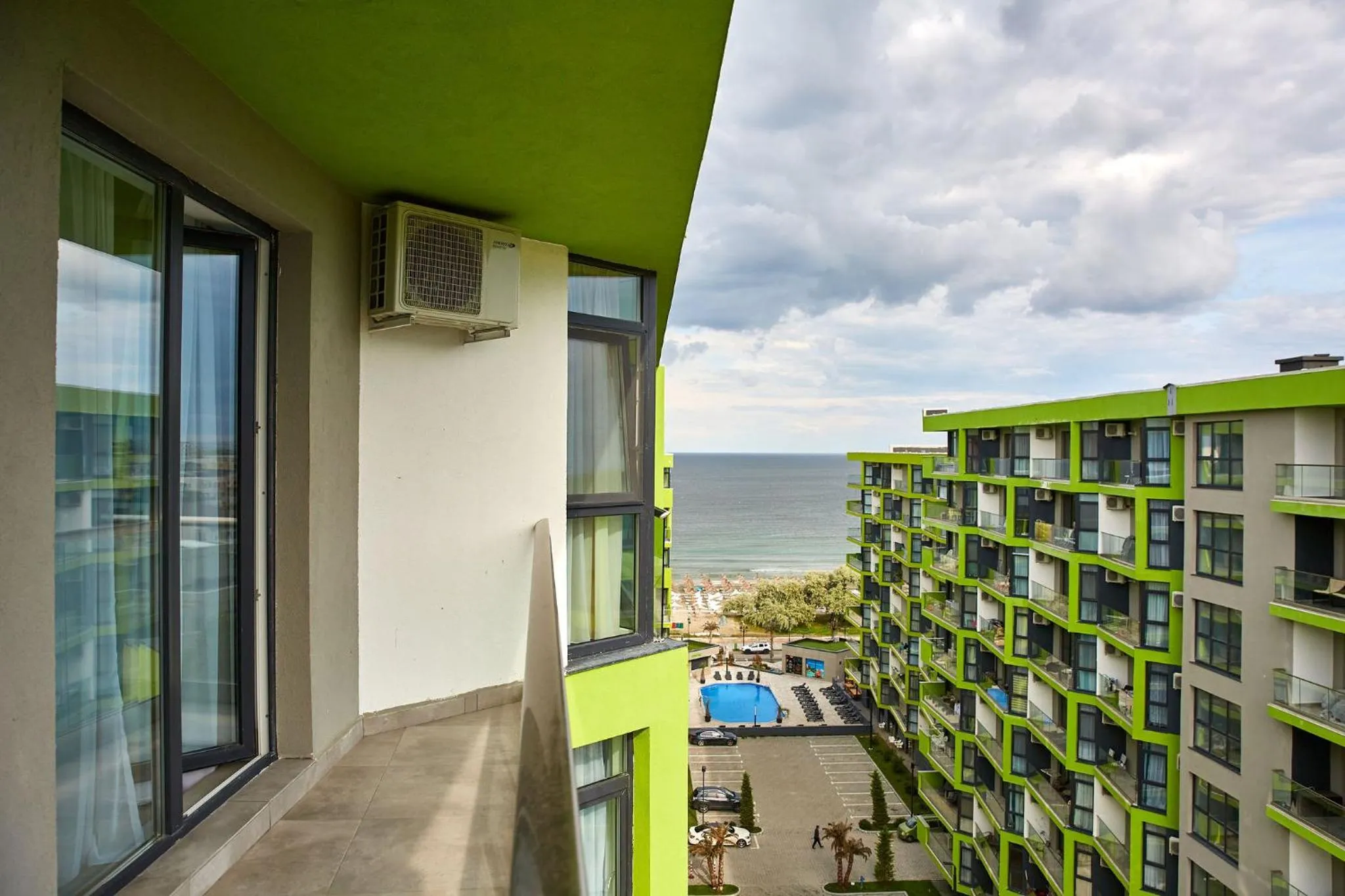 Balcony/Terrace in Aparthotel Ella Mamaia