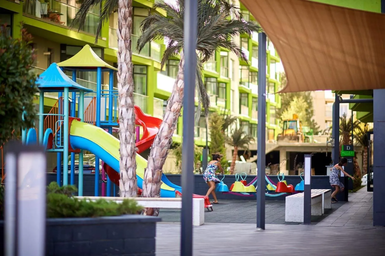 Children play ground in Aparthotel Ella Mamaia
