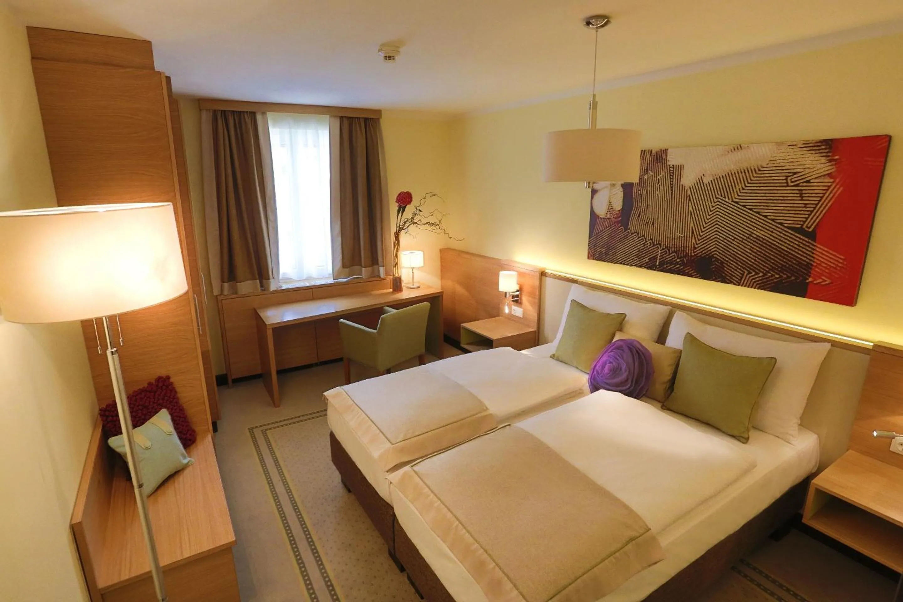 Photo of the whole room, Bed in Hotel Leobersdorfer Hof