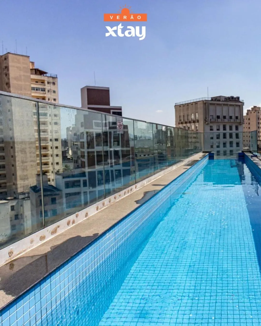 Swimming pool in Xtay BK30 Largo do Arouche - Estúdio no centro, a 5min a pé do Metrô República