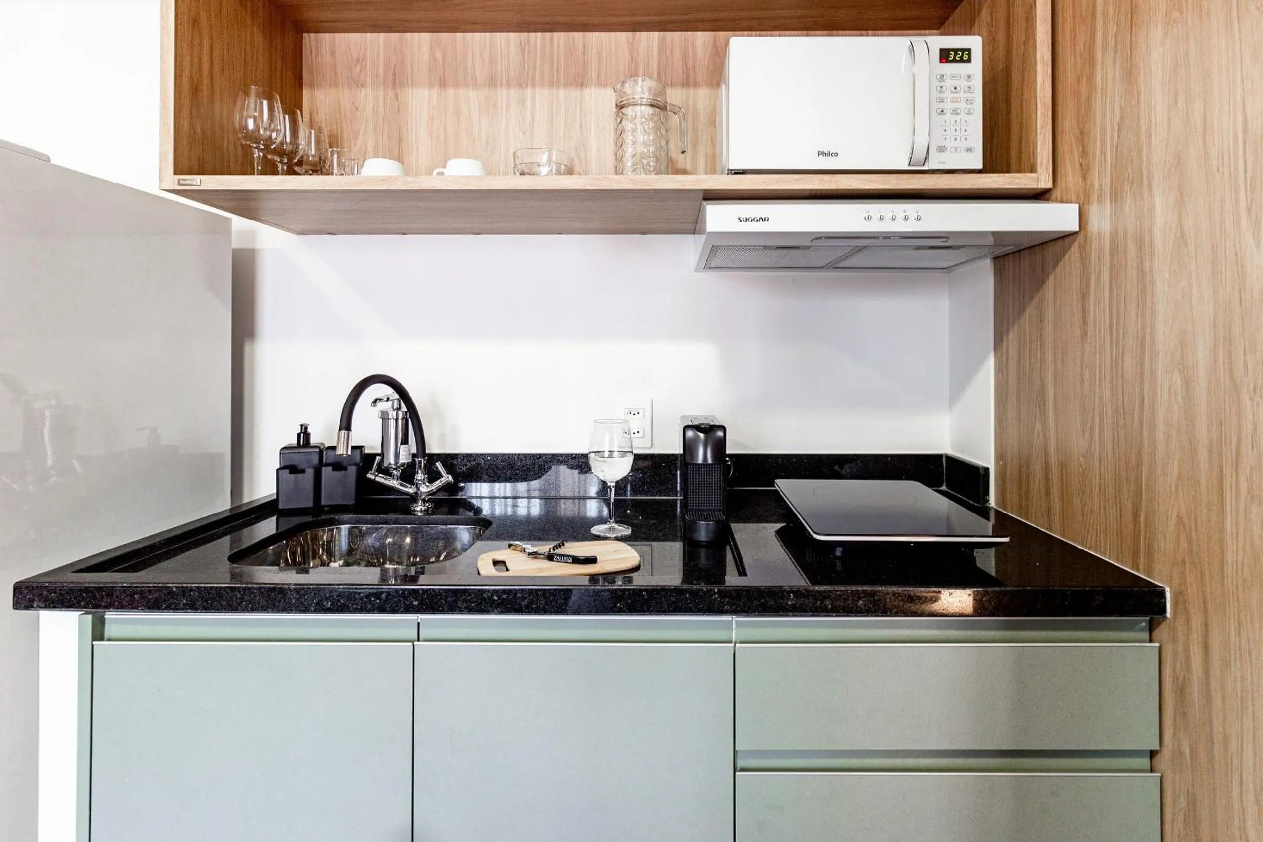 Kitchen or kitchenette in Xtay BK30 Largo do Arouche - Estúdios aconchegantes e funcionais a 300m do metrô República