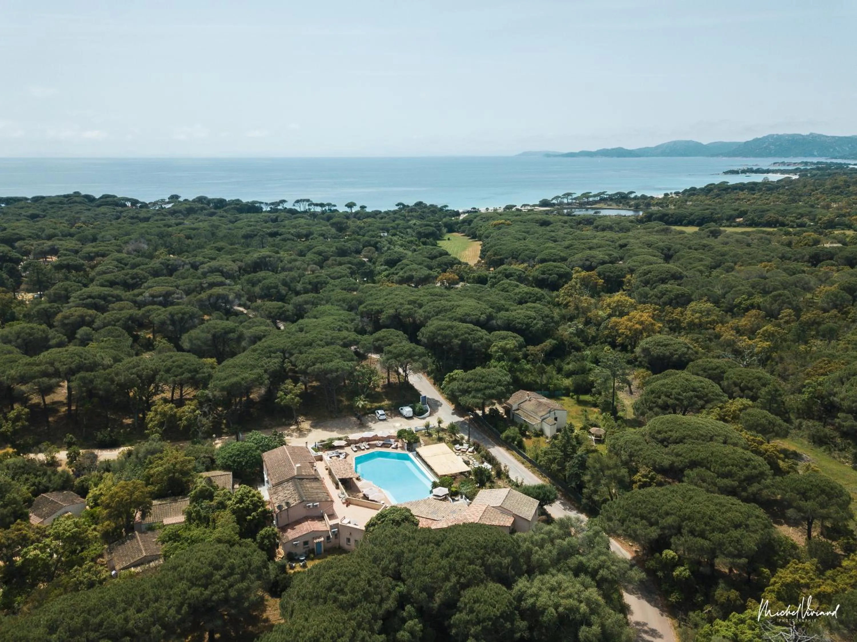 Bird's eye view in Hôtel Palombaggia