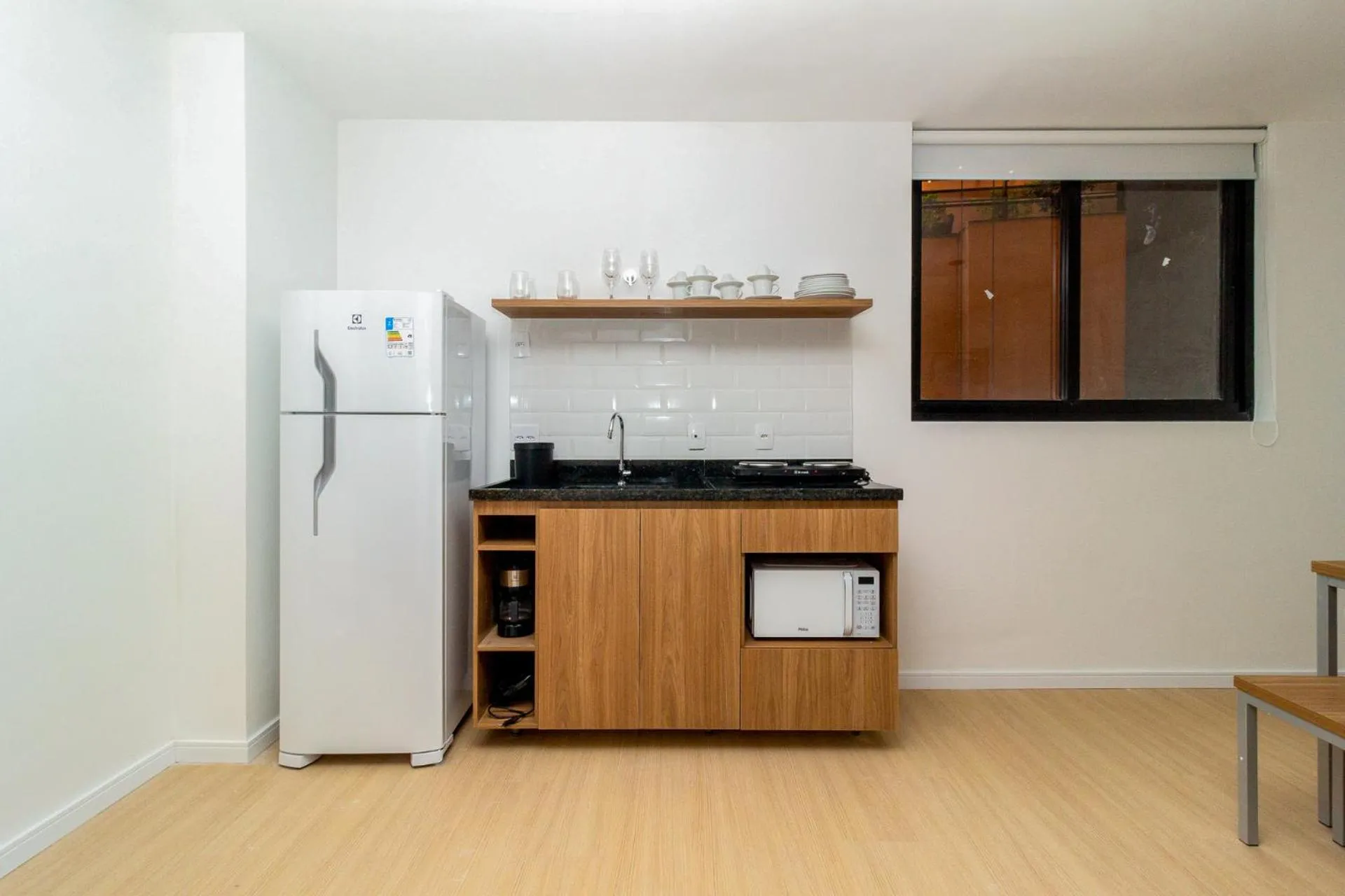 Kitchen or kitchenette in 360 Rio Santos Dumont