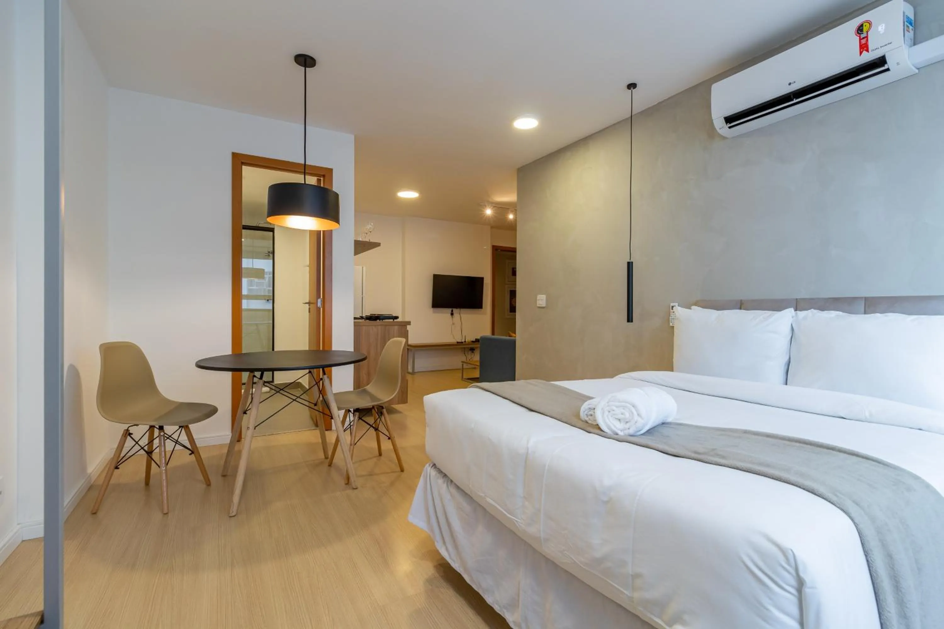 Bedroom, Bed in 360 Rio Santos Dumont