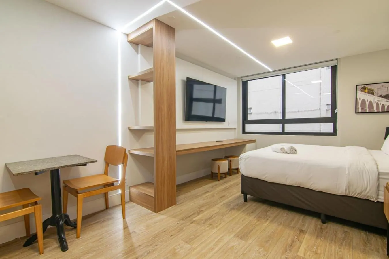 Bedroom, Bed in 360 Rio Santos Dumont