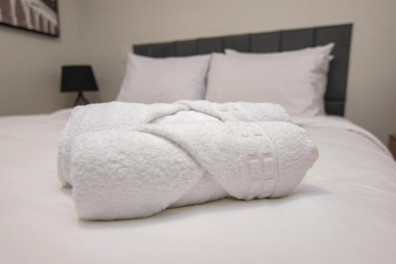 towels, Bed in 360 Rio Santos Dumont