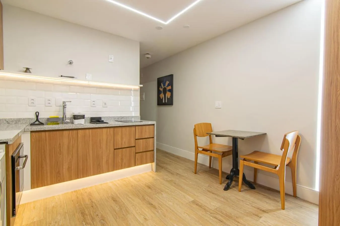 Kitchen or kitchenette in 360 Rio Santos Dumont