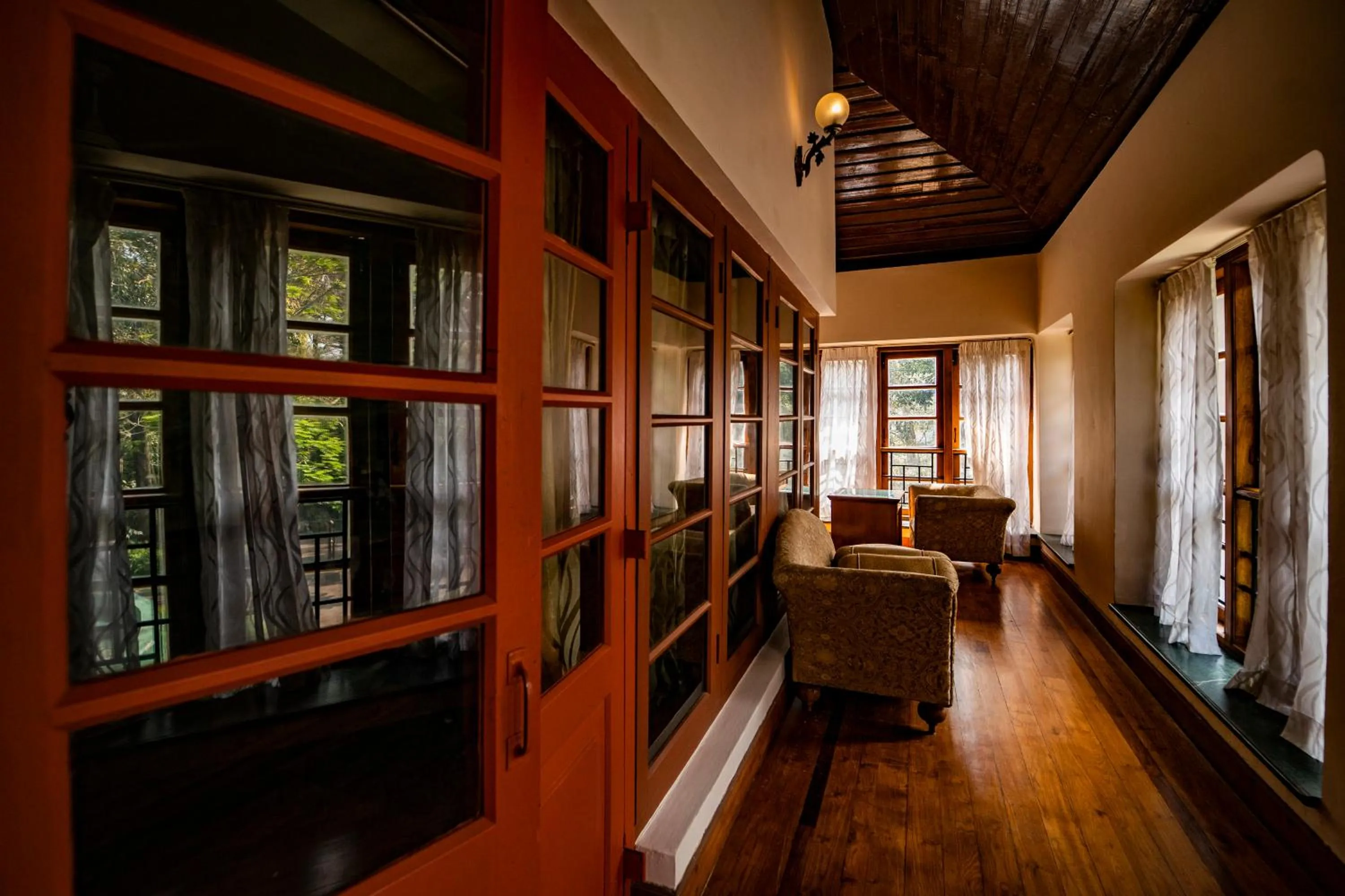 Seating area in KTDC Aranya Nivas