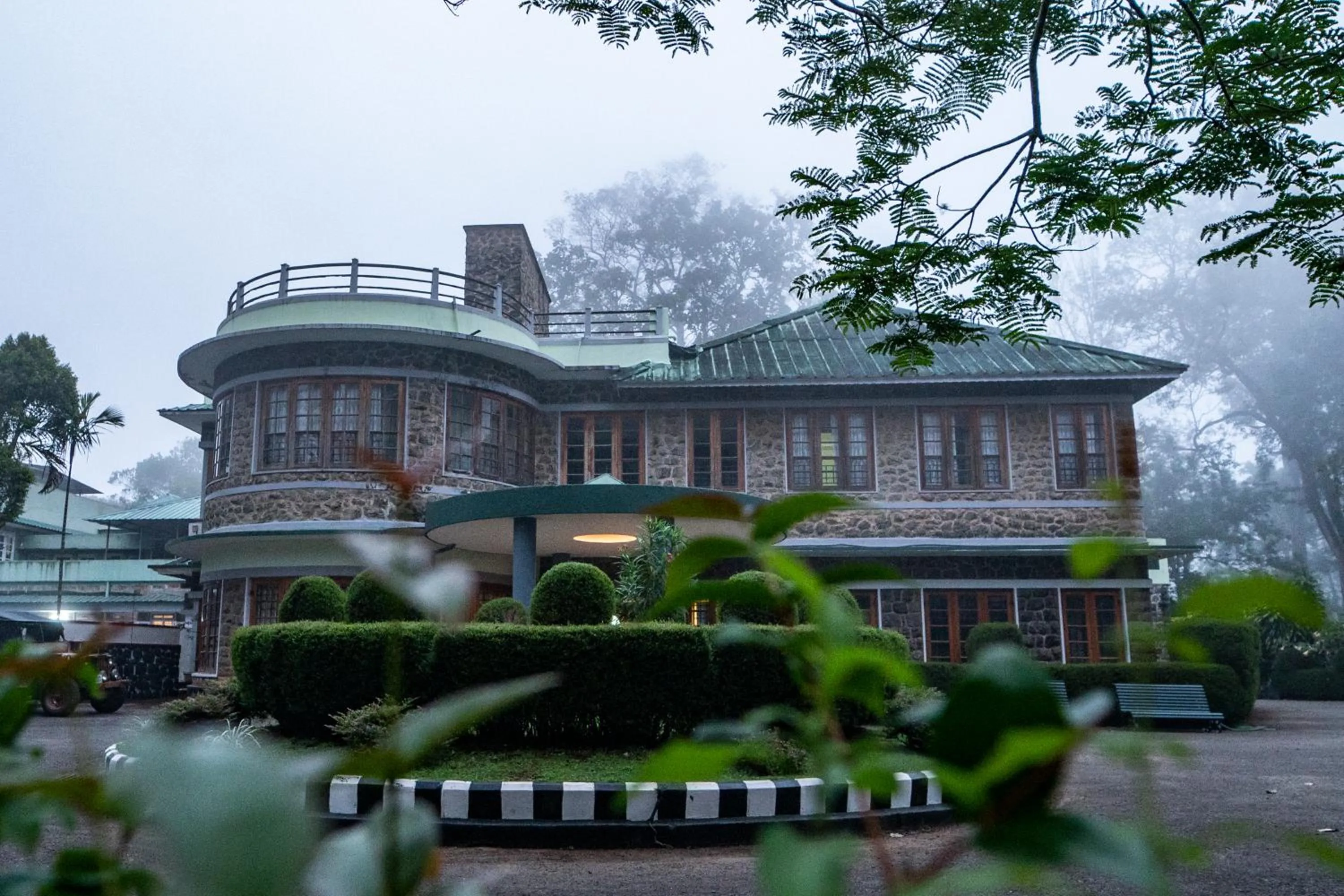 Facade/entrance in KTDC Aranya Nivas