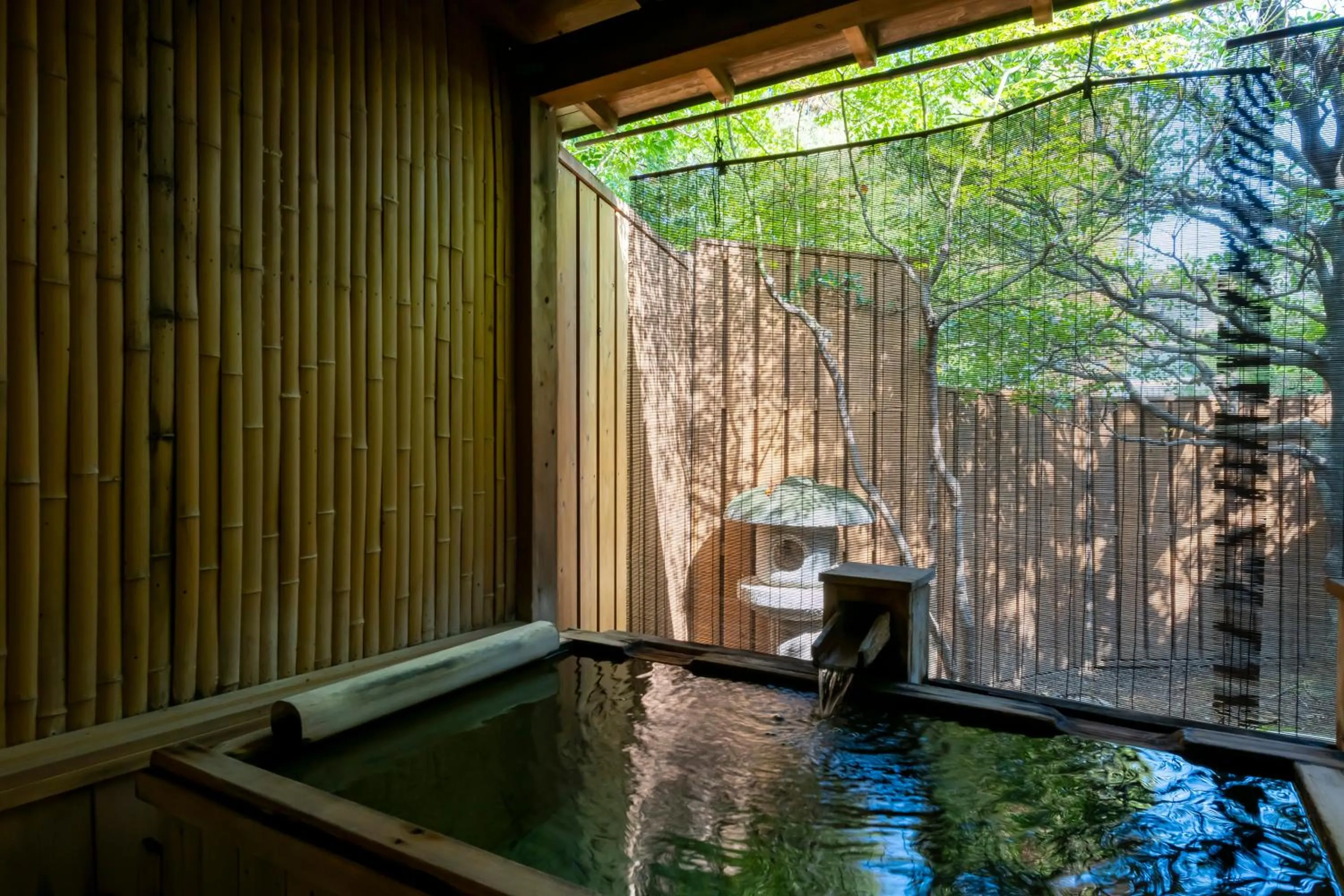 Open Air Bath in Tokiwa Hotel