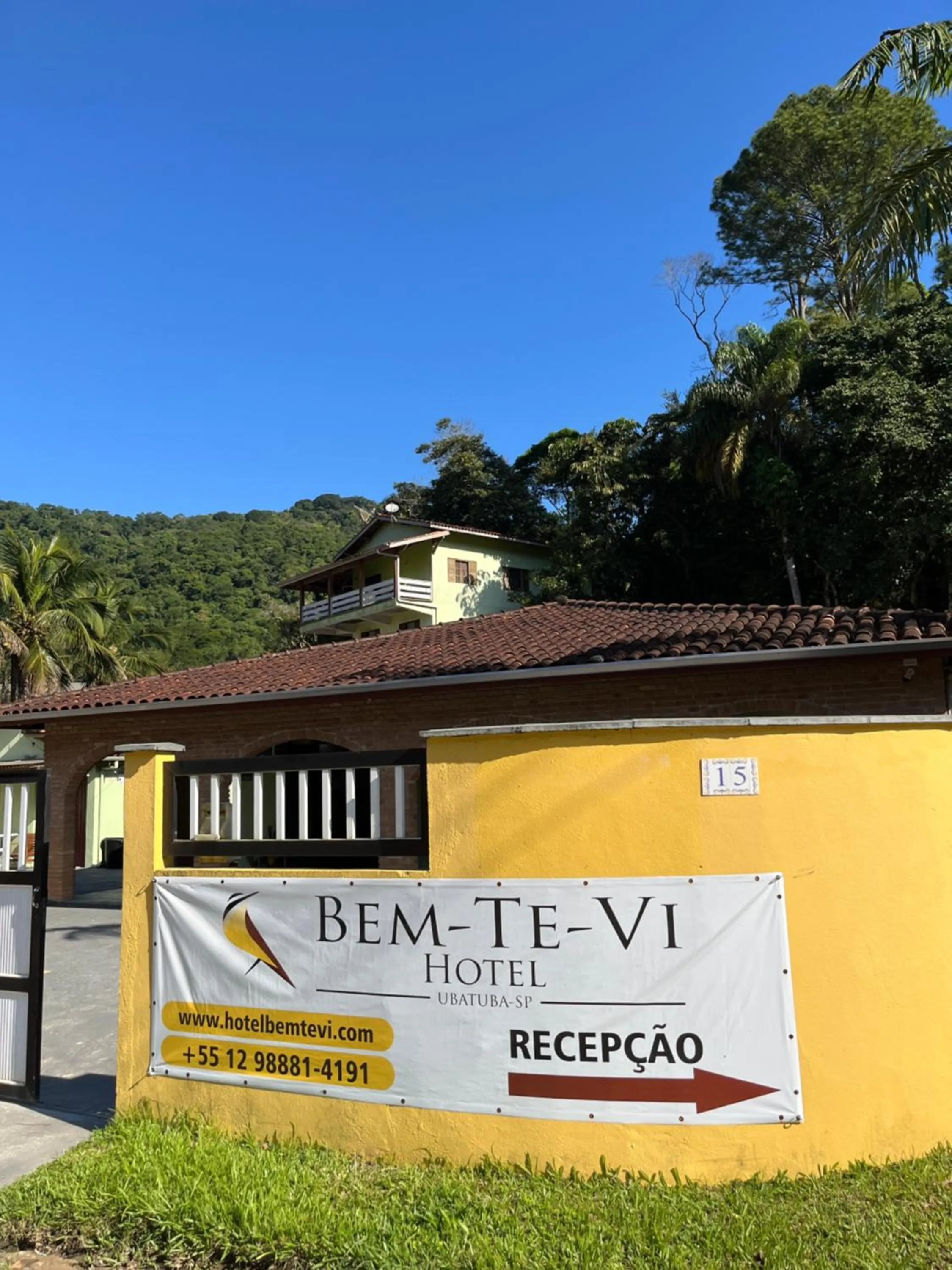Facade/entrance in Hotel Bem Te Vi