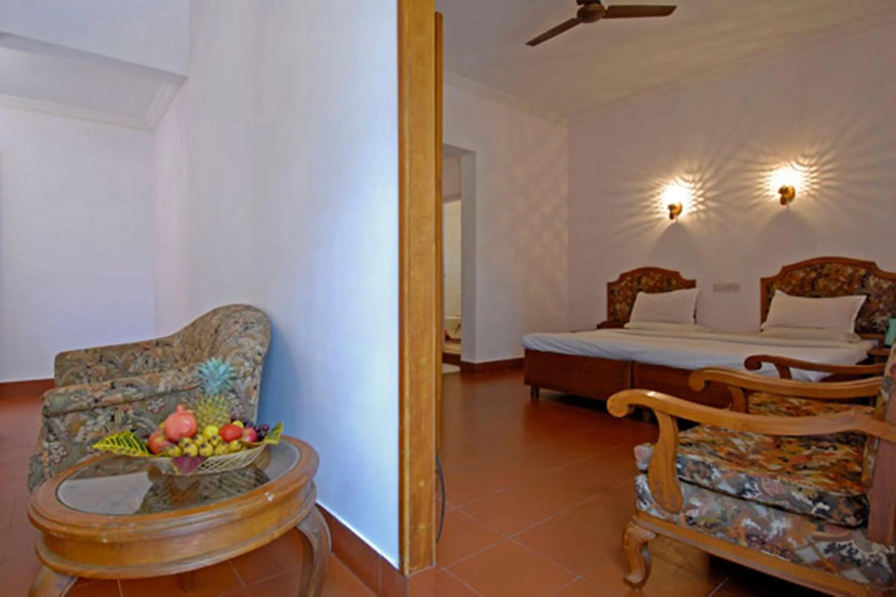 Bed in KTDC Periyar House