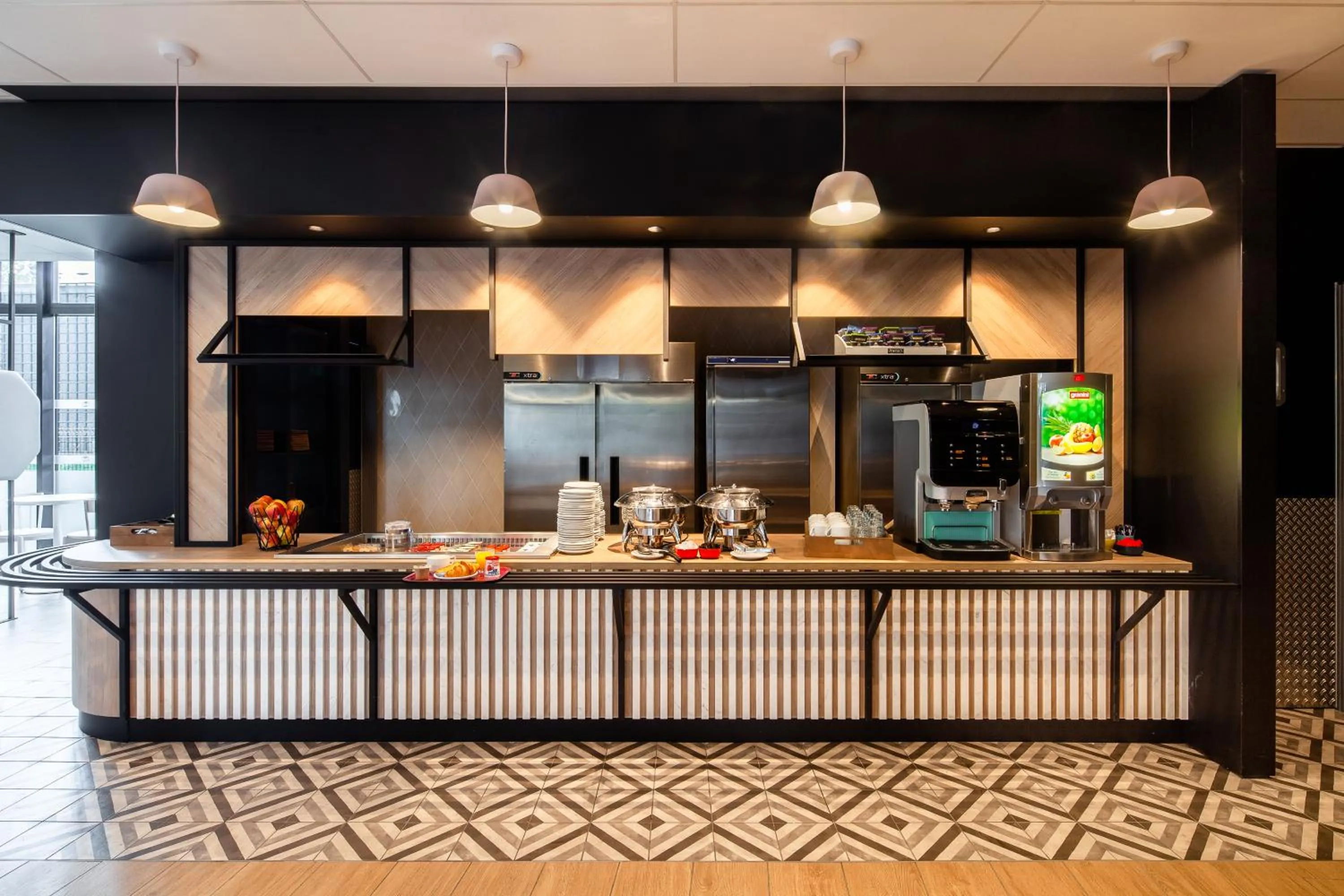 Buffet breakfast in B&B HOTEL Paris Porte des Lilas