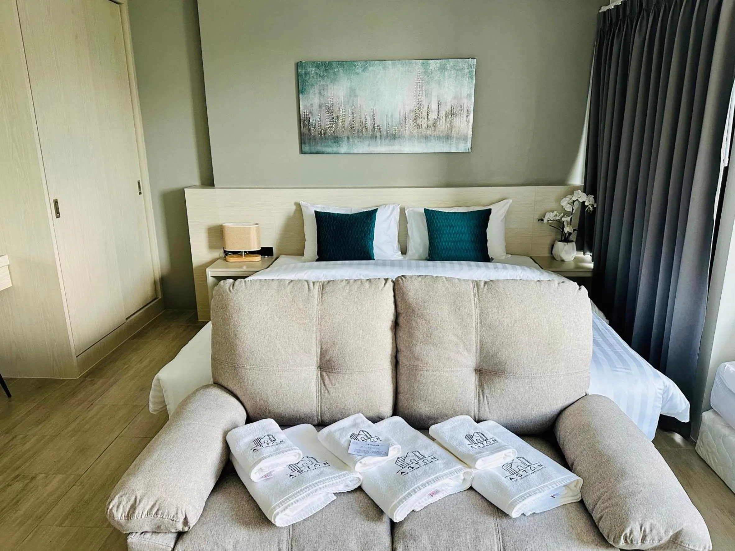 Bed in Aston Residence Hatyai