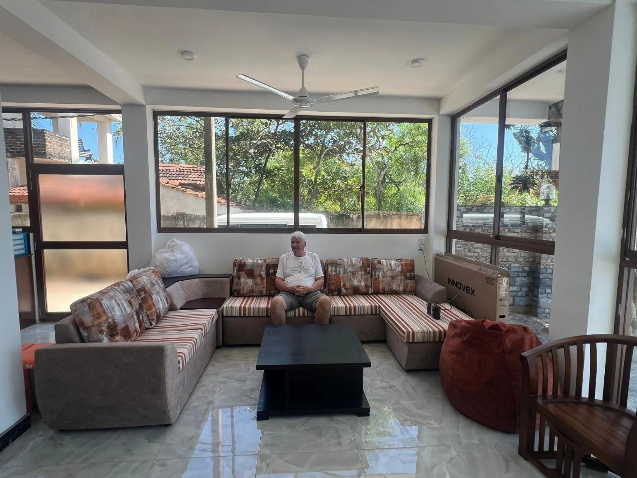 Living room in Beach House