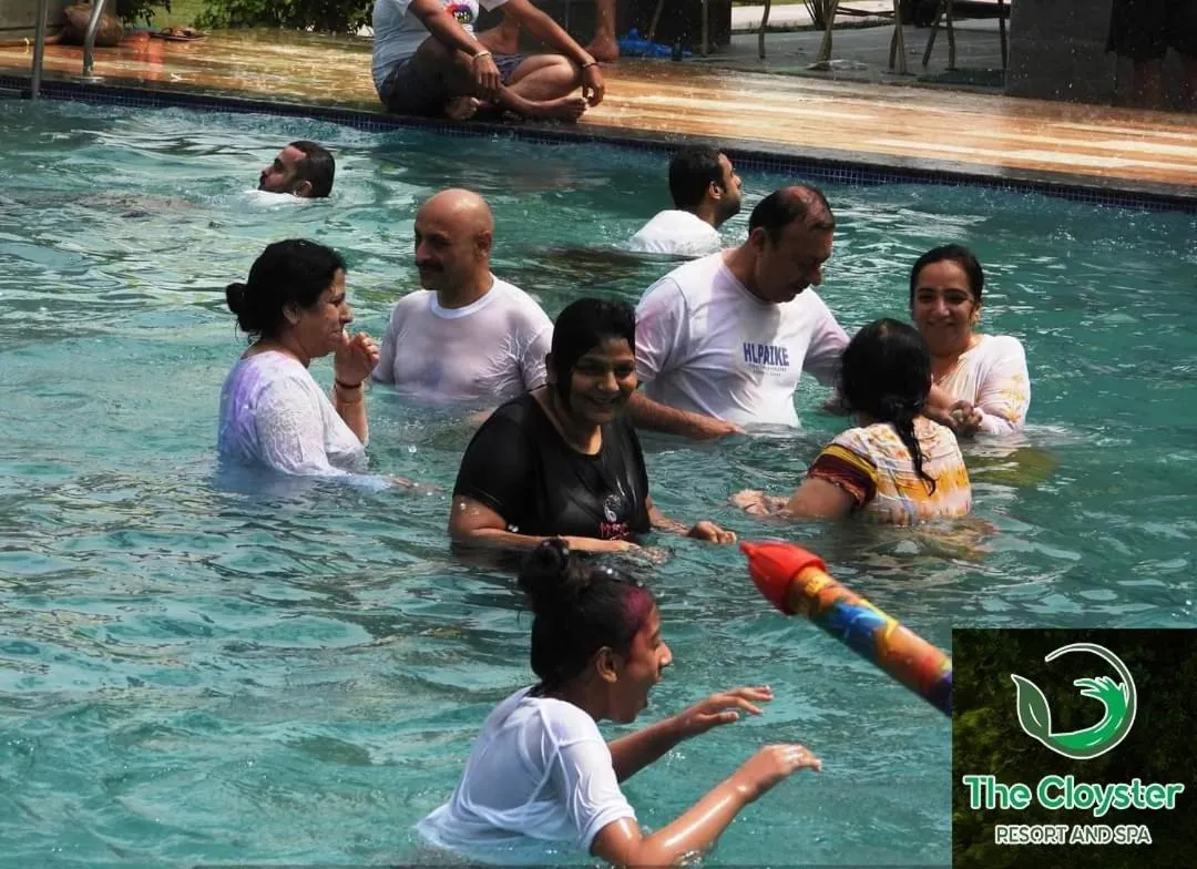 Text overlay in The Cloyster Resort and Spa