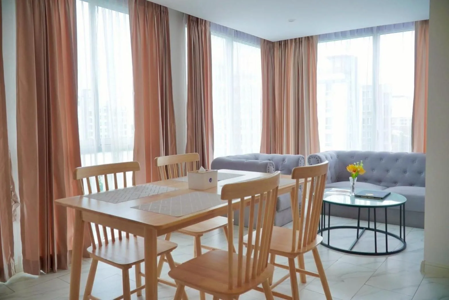 Living room in D Eco Wellness Center