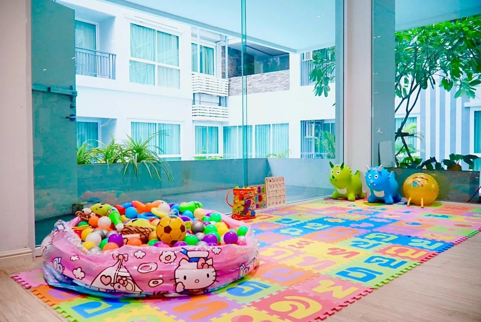 Children play ground in D Eco Wellness Center