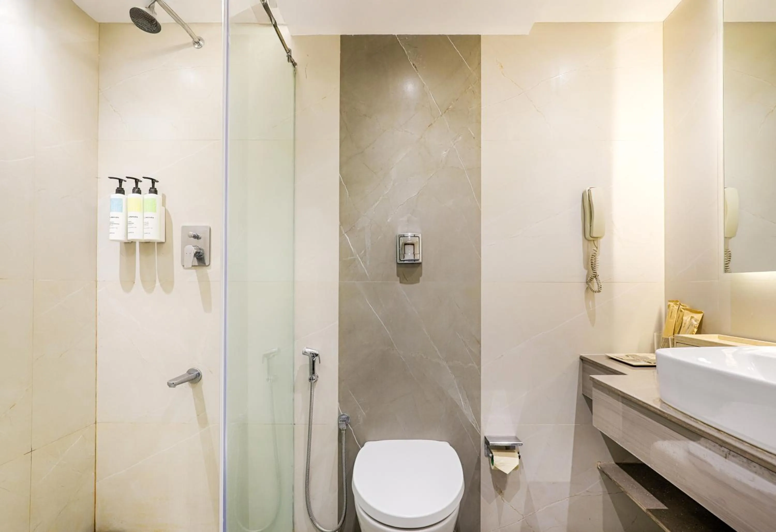 Shower in Club Mahindra Golden Landmark, Mysuru