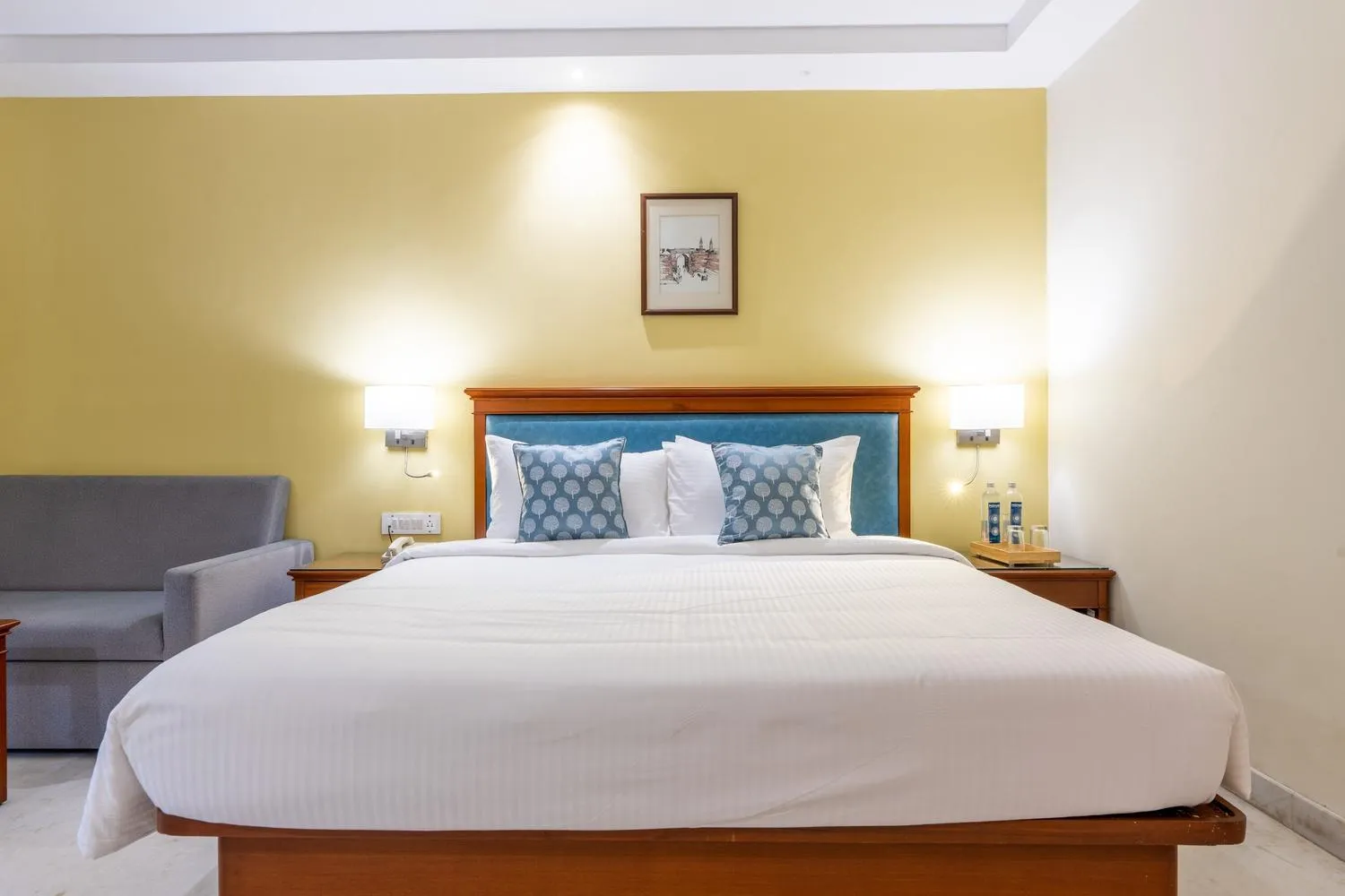 Bed in Club Mahindra Golden Landmark, Mysuru