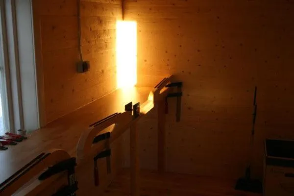 Decorative detail in Hansjö Stugby - Mickolavägen