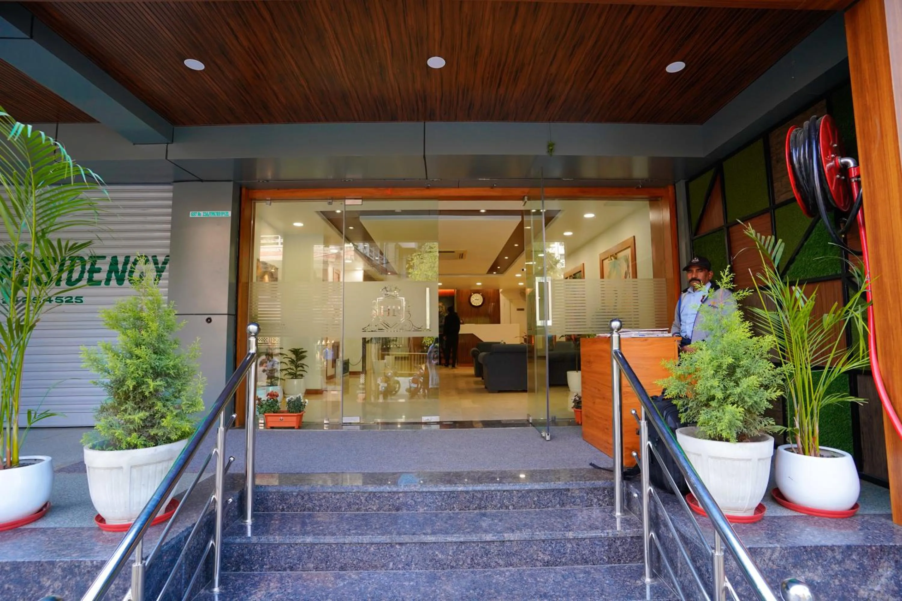 Facade/entrance in Hotel Heera Residency