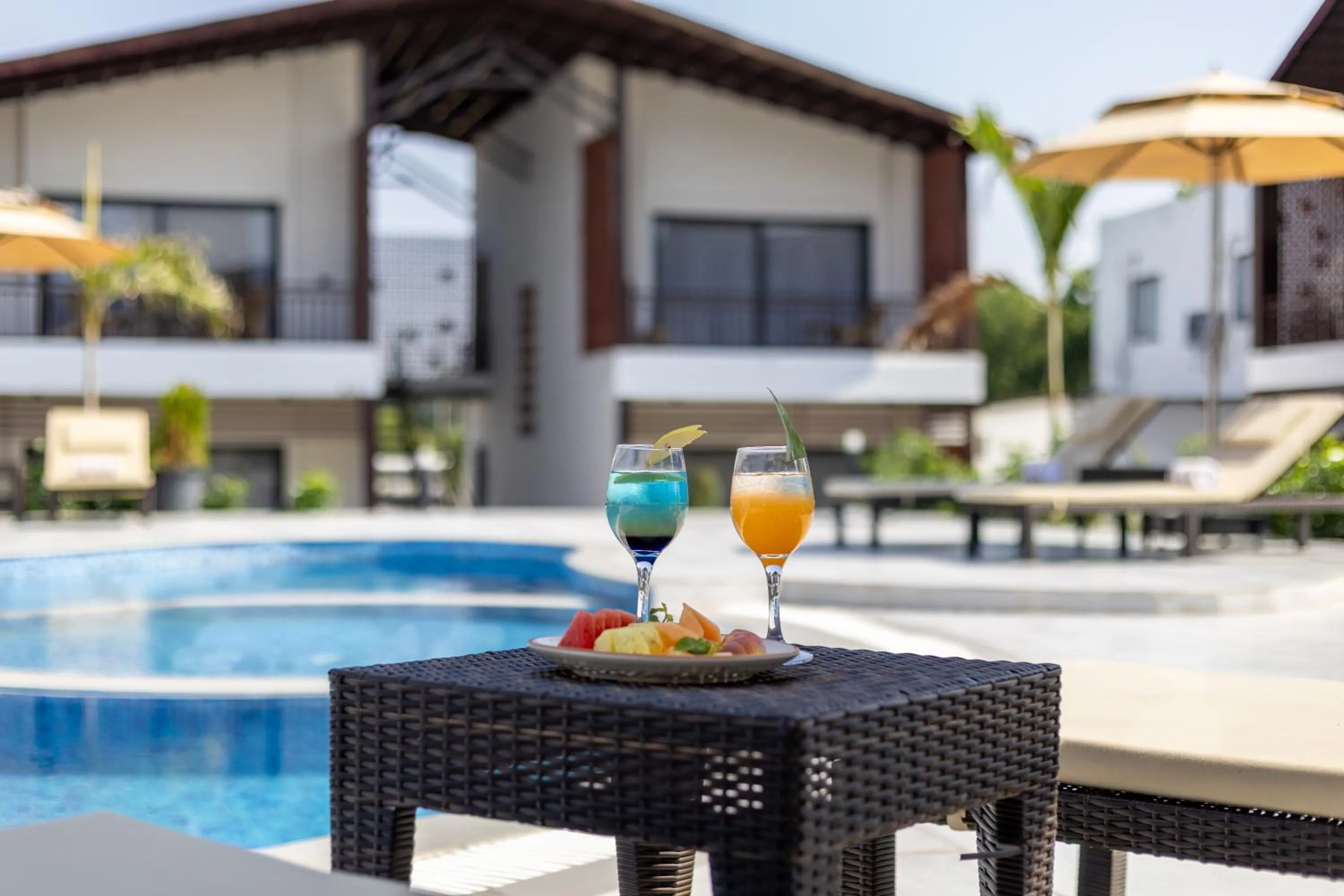 Pool view in Evoke Dholavira