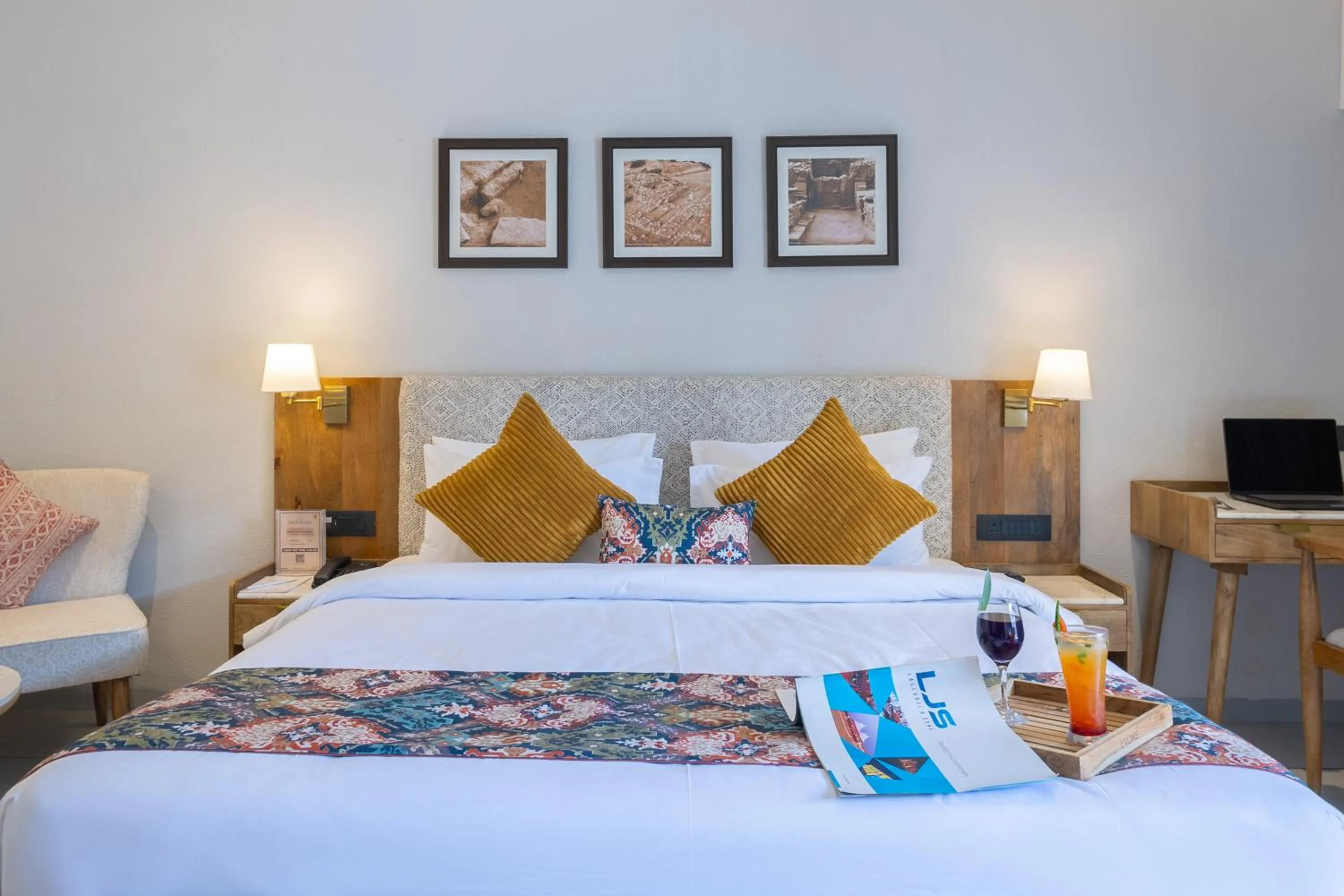 Bedroom, Bed in Evoke Dholavira