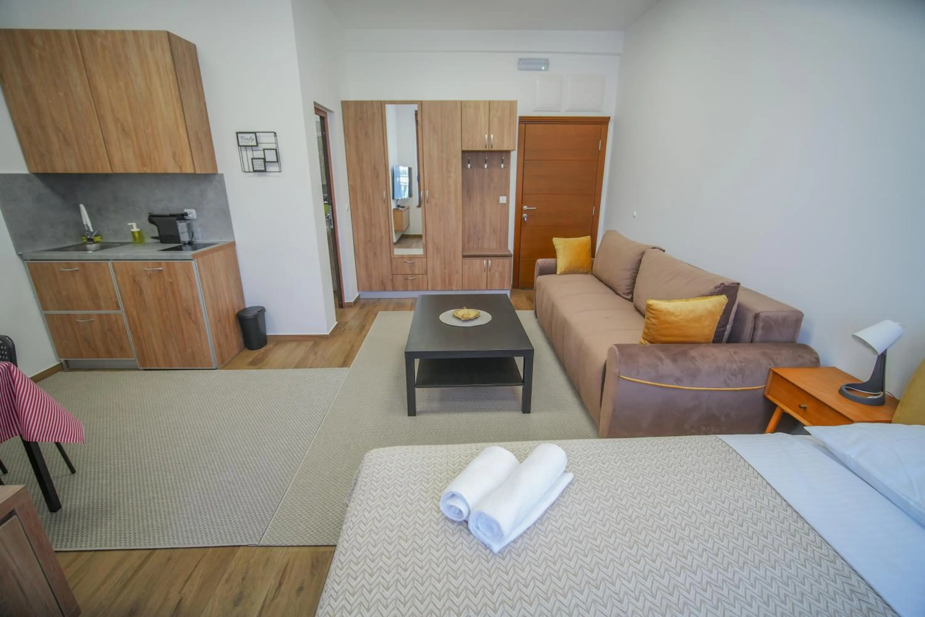 Seating area, Bed in PRENOCISTE SOLE