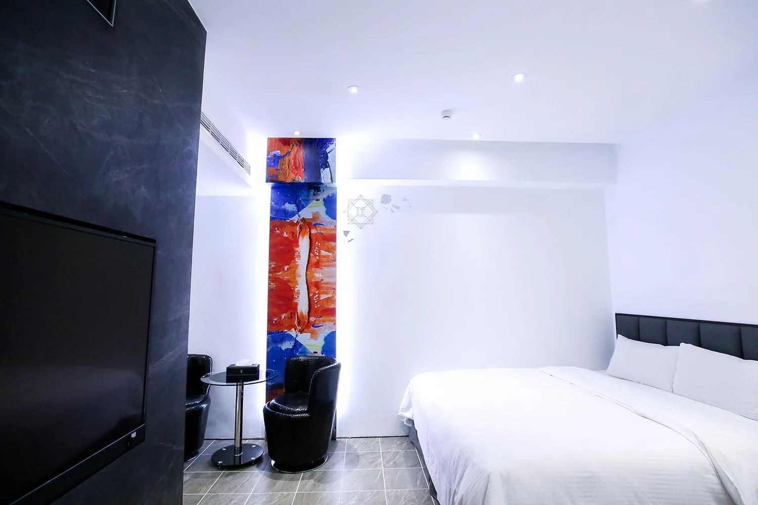 Bed in IF漫旅館 IF Motel