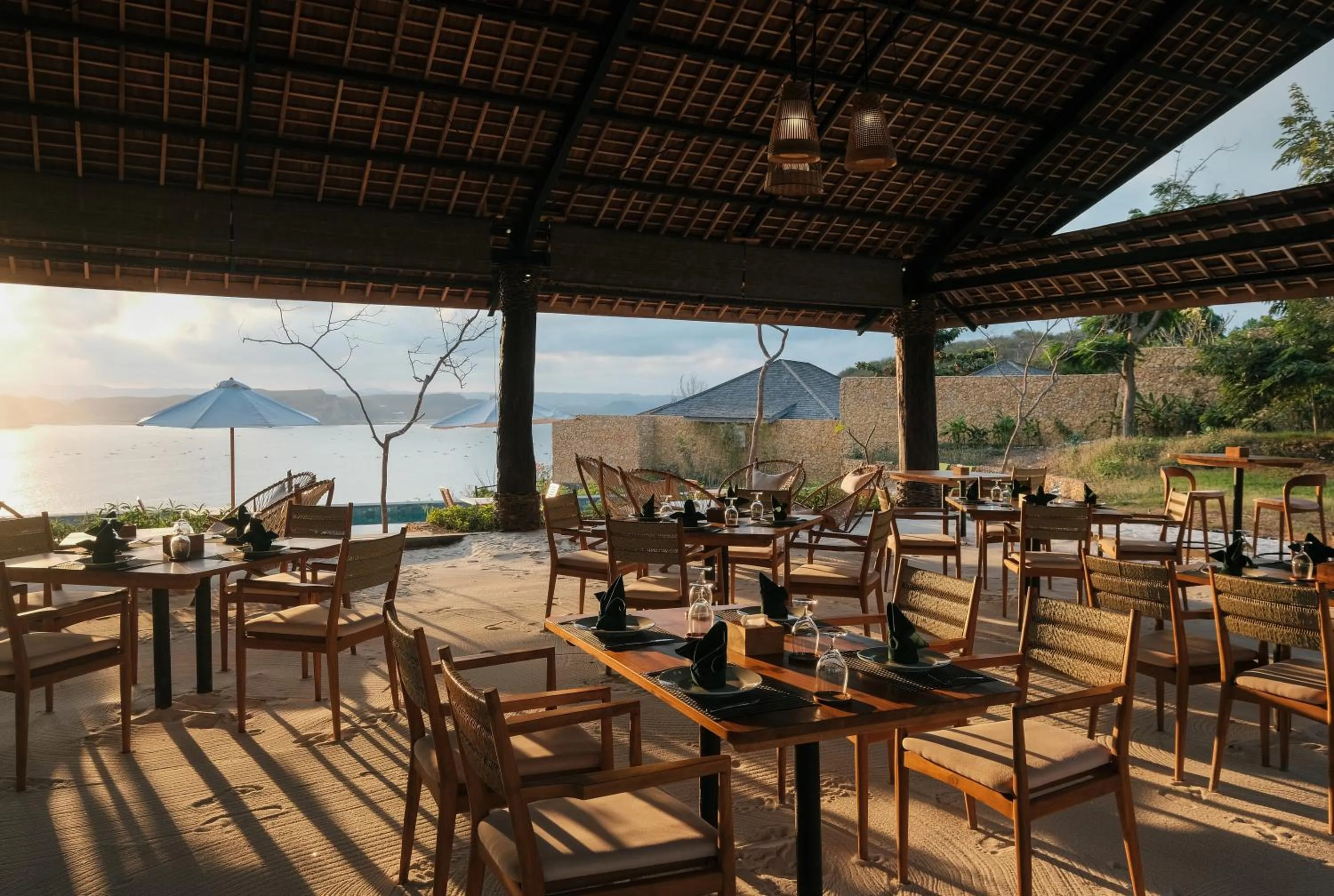 Restaurant/places to eat in TUNAK Resort Lombok