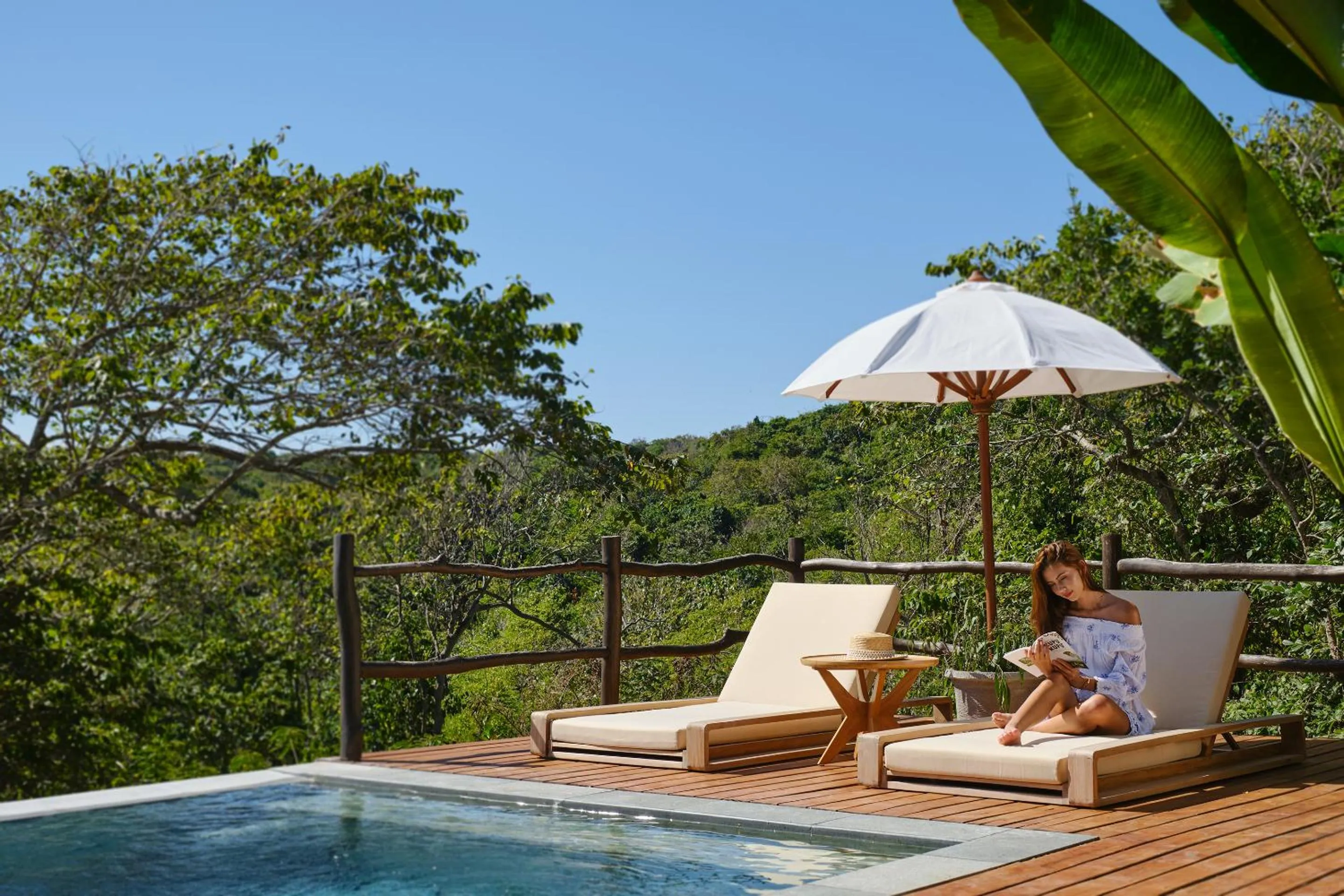 Patio in TUNAK Resort Lombok
