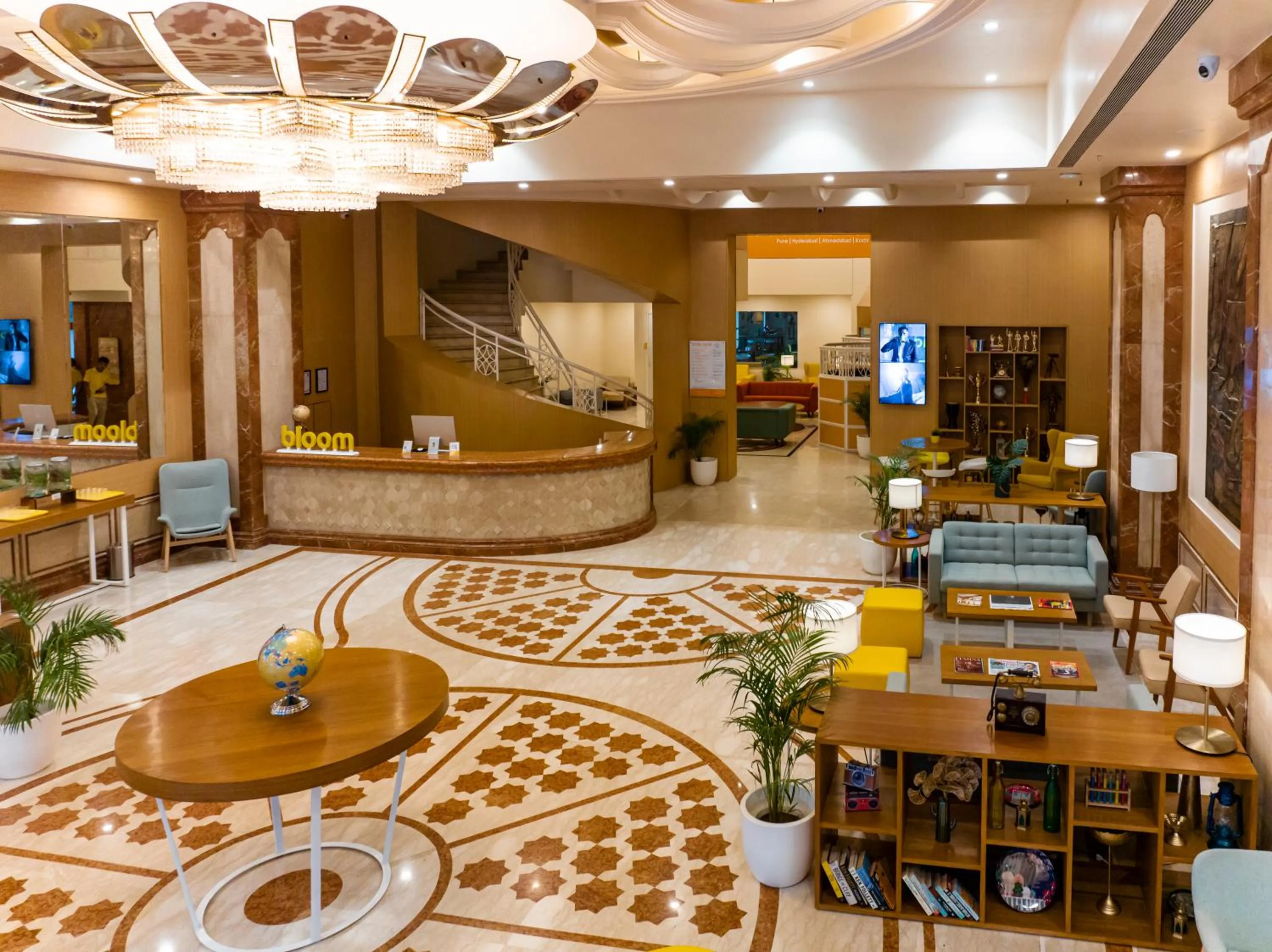 Lobby or reception in Bloom Hub l Guindy