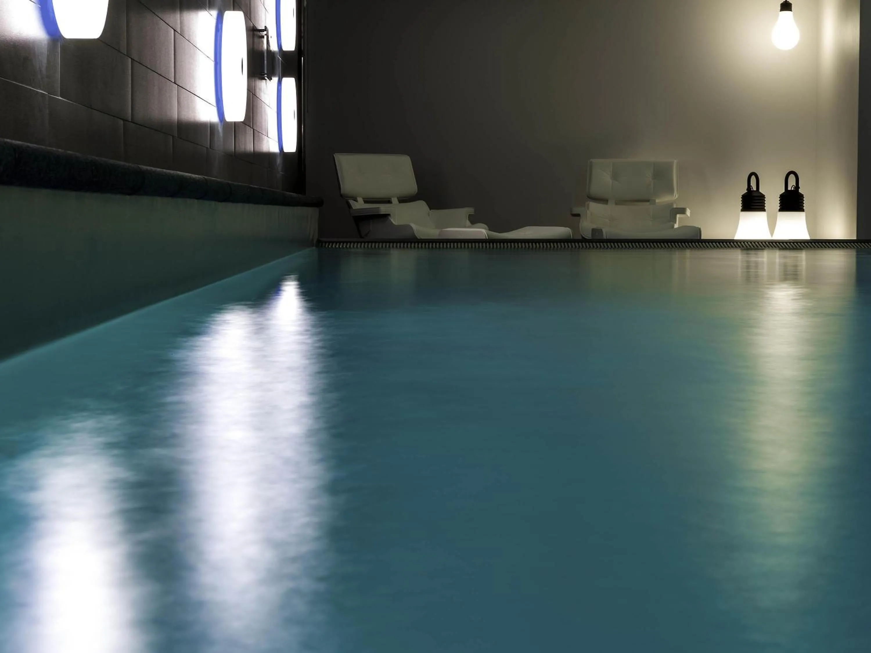 Pool view in Pullman Eindhoven Cocagne